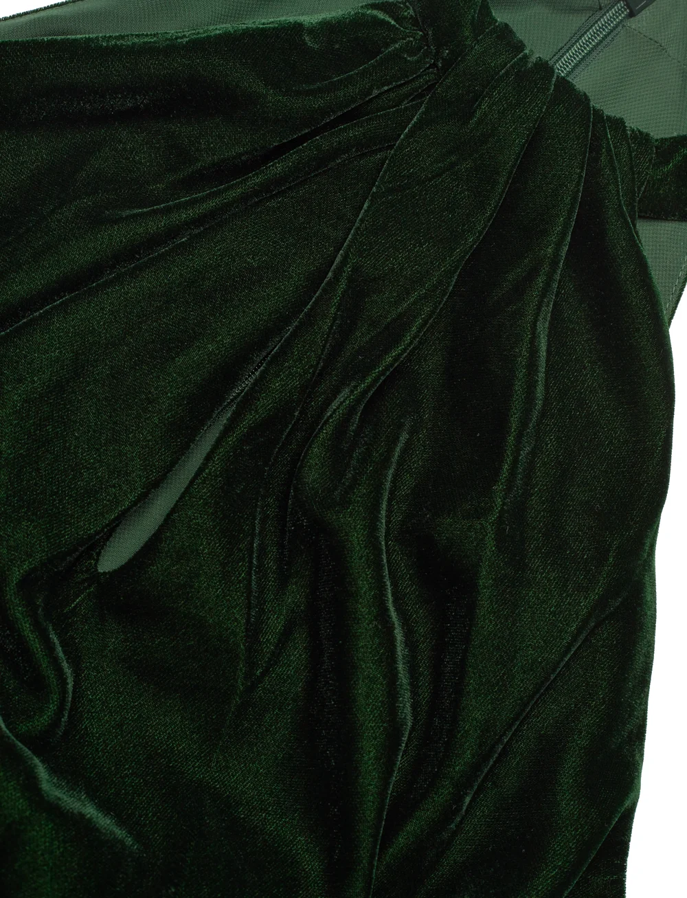 Lauren Ralph Lauren - Belted Velvet Halter Dress - kokteilikleidid - emerald green vel - 2