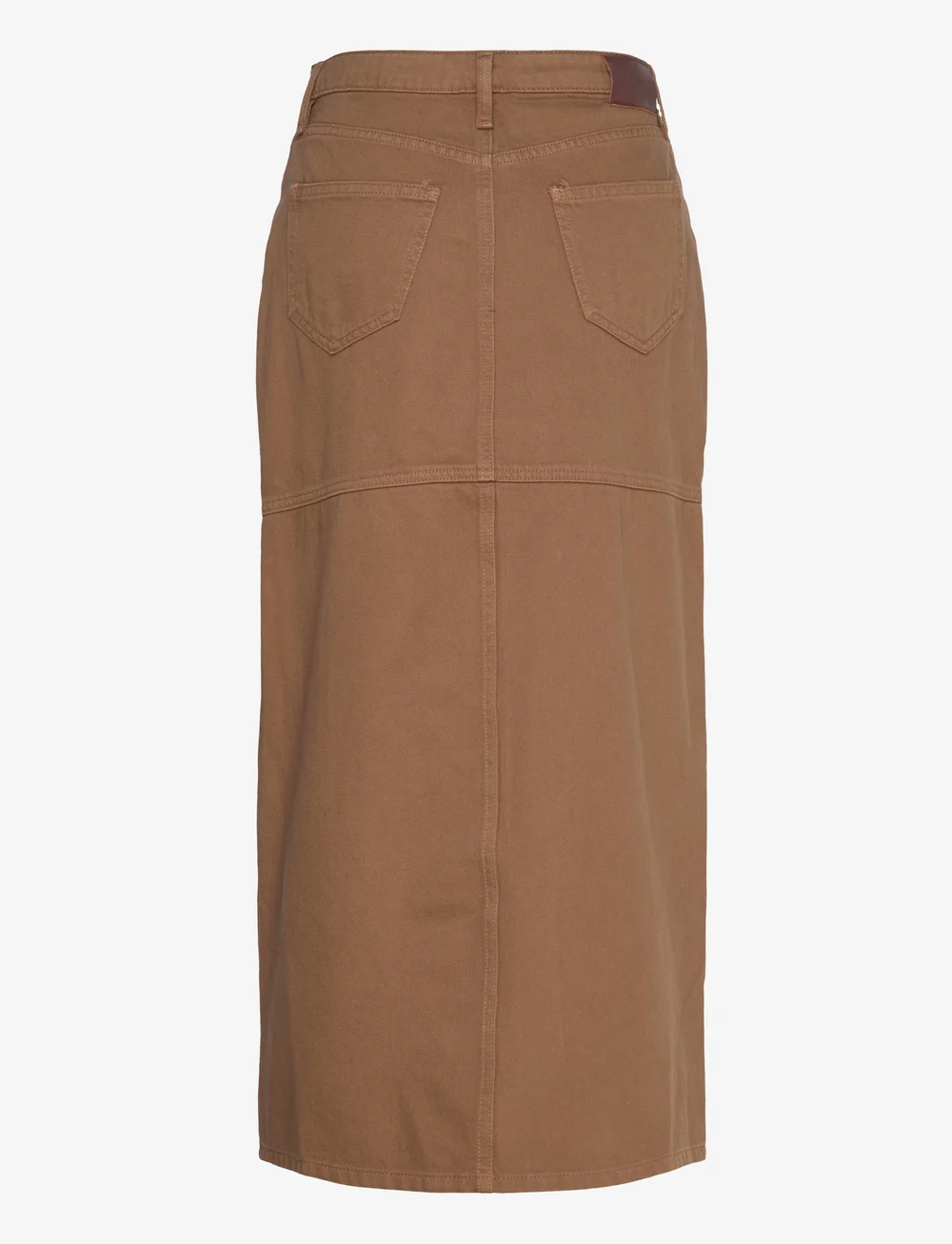 Lauren Ralph Lauren - Denim Midi Skirt - denim skirts - honey tan wash - 1