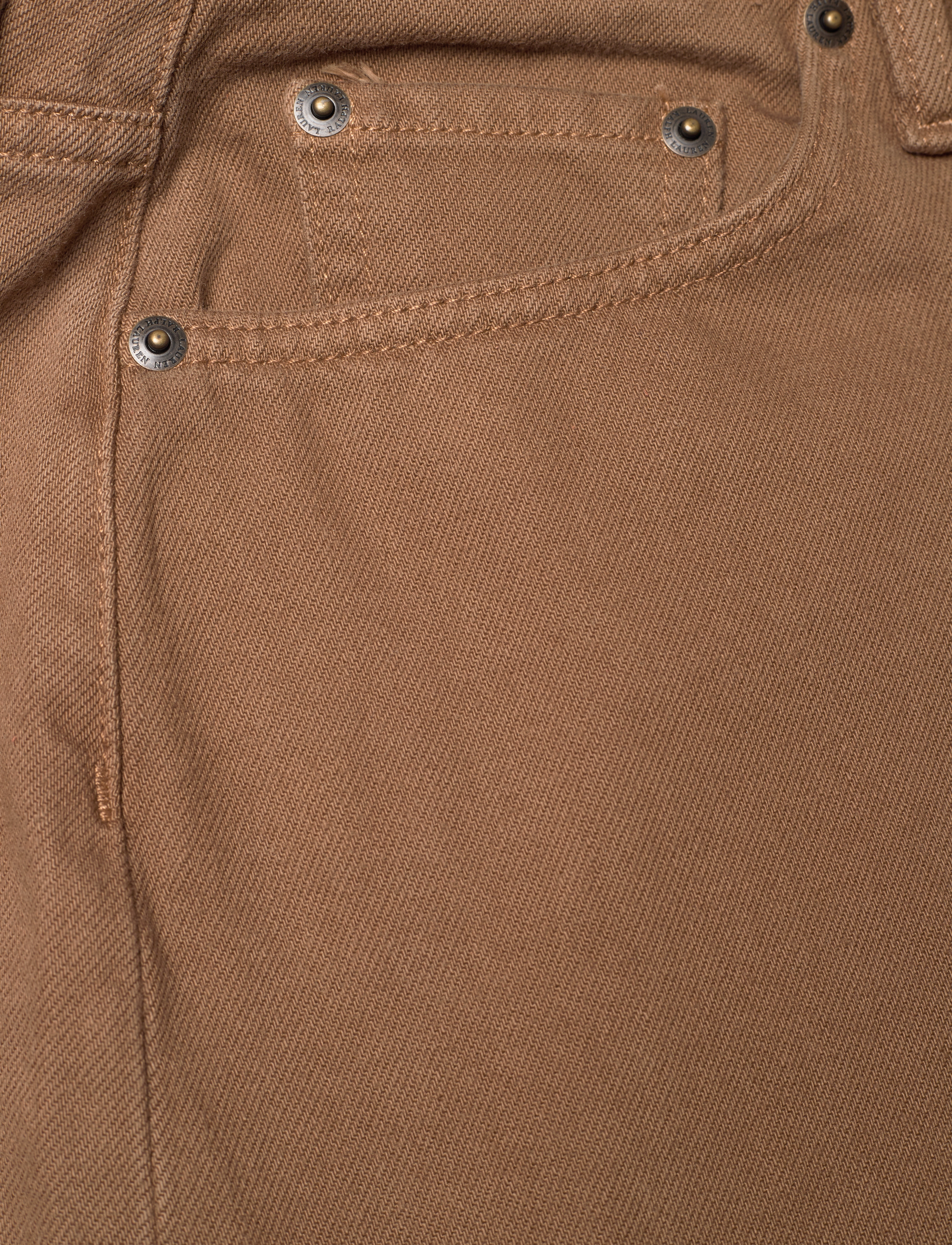 Lauren Ralph Lauren - Denim Midi Skirt - honey tan wash - 2