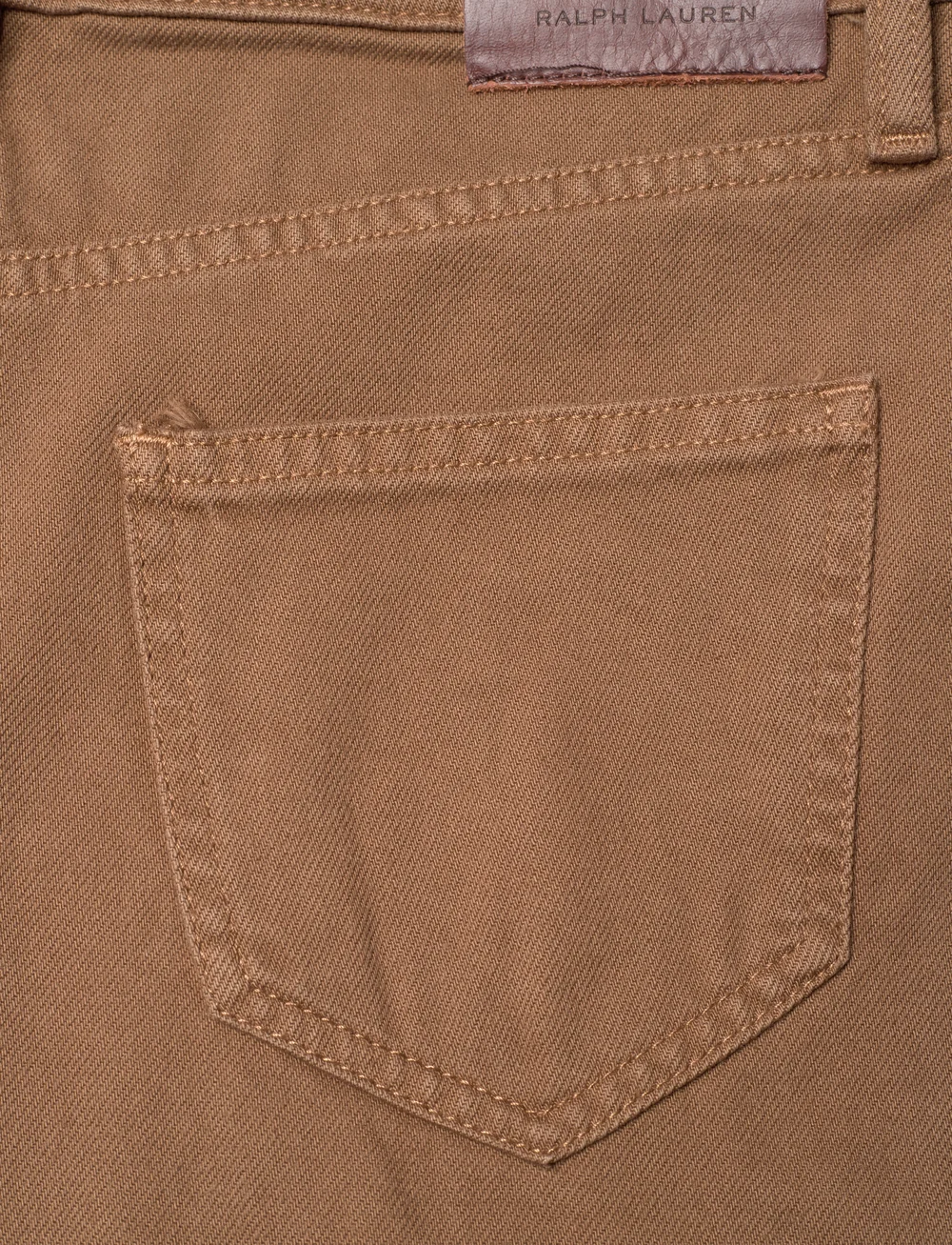 Lauren Ralph Lauren - Denim Midi Skirt - denim skirts - honey tan wash - 4