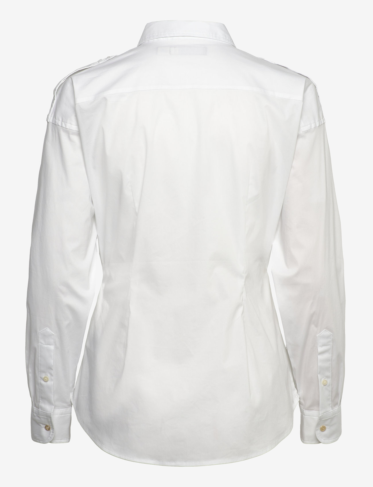 Lauren Ralph Lauren - Tie-Front Cotton-Blend Shirt - white - 1