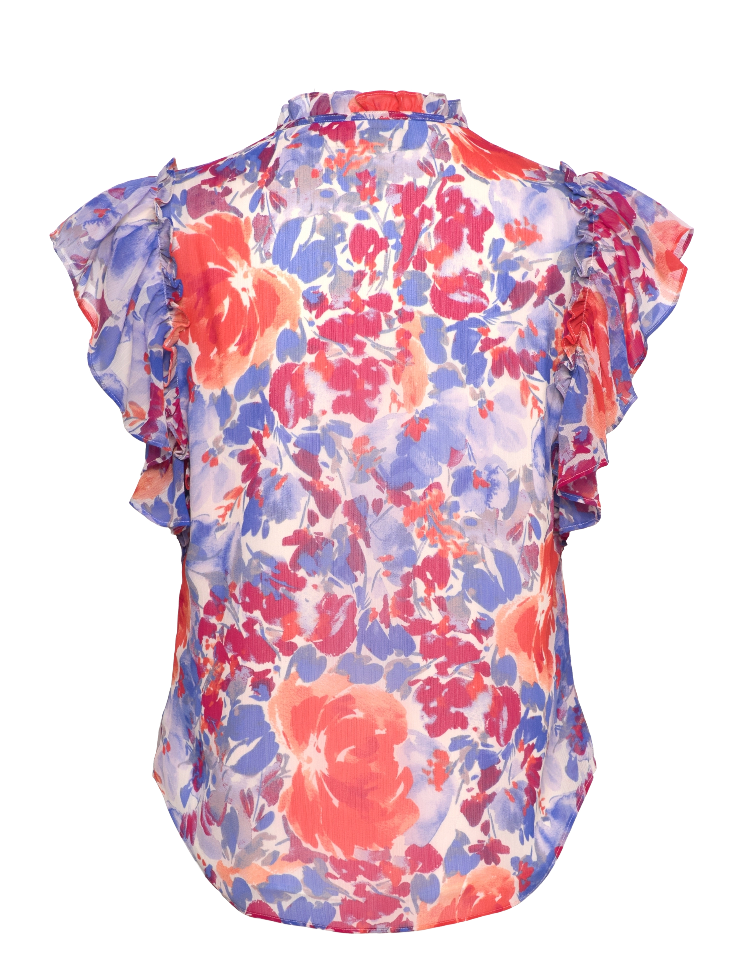 Lauren Ralph Lauren - POLY CRINKLE GGT 58-TOP - white multi - 1