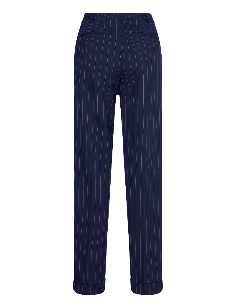 Lauren Ralph Lauren - Pinstripe Wool-Blend Twill Pant - navy/white - 1