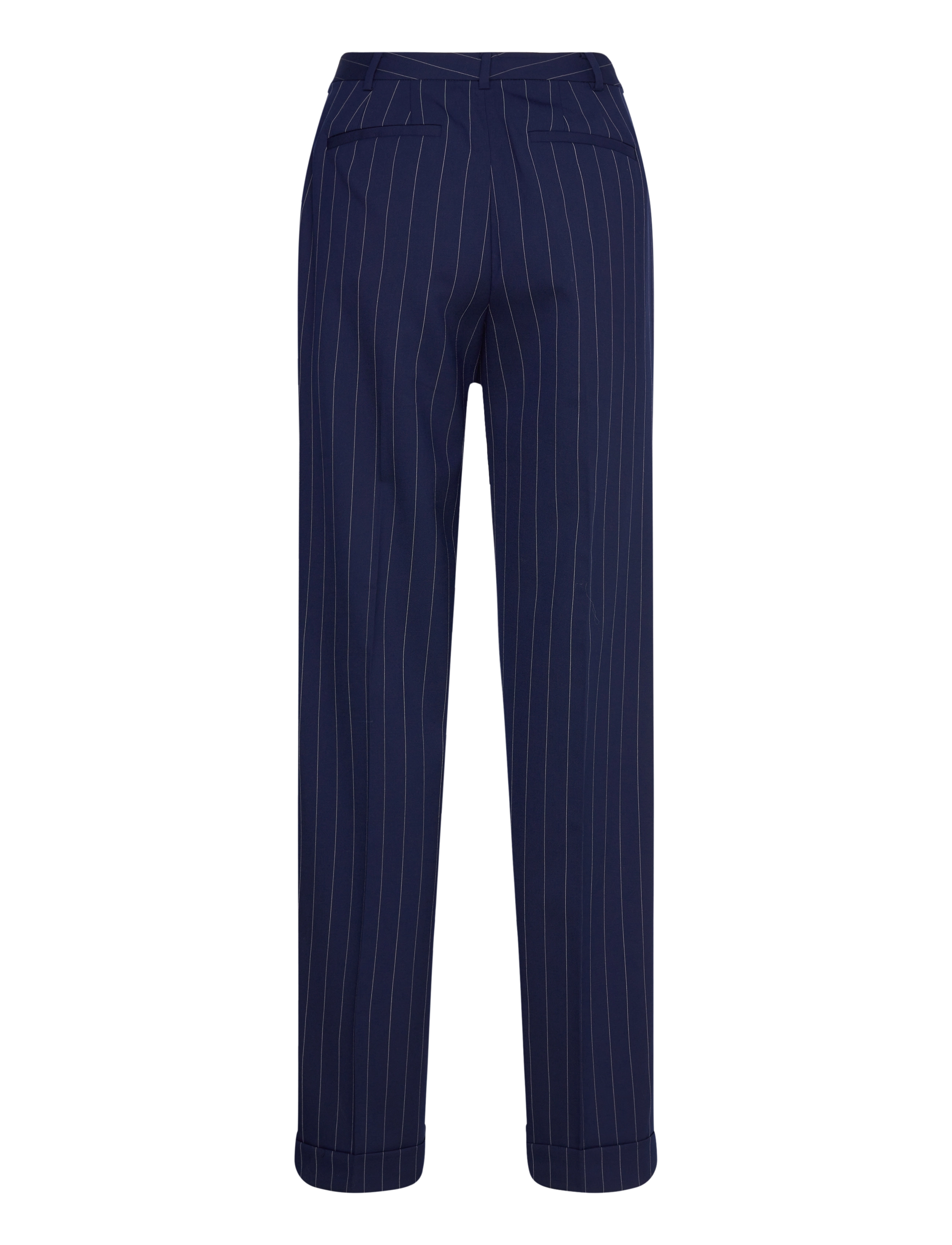 Lauren Ralph Lauren - Pinstripe Wool-Blend Twill Pant - navy/white - 1