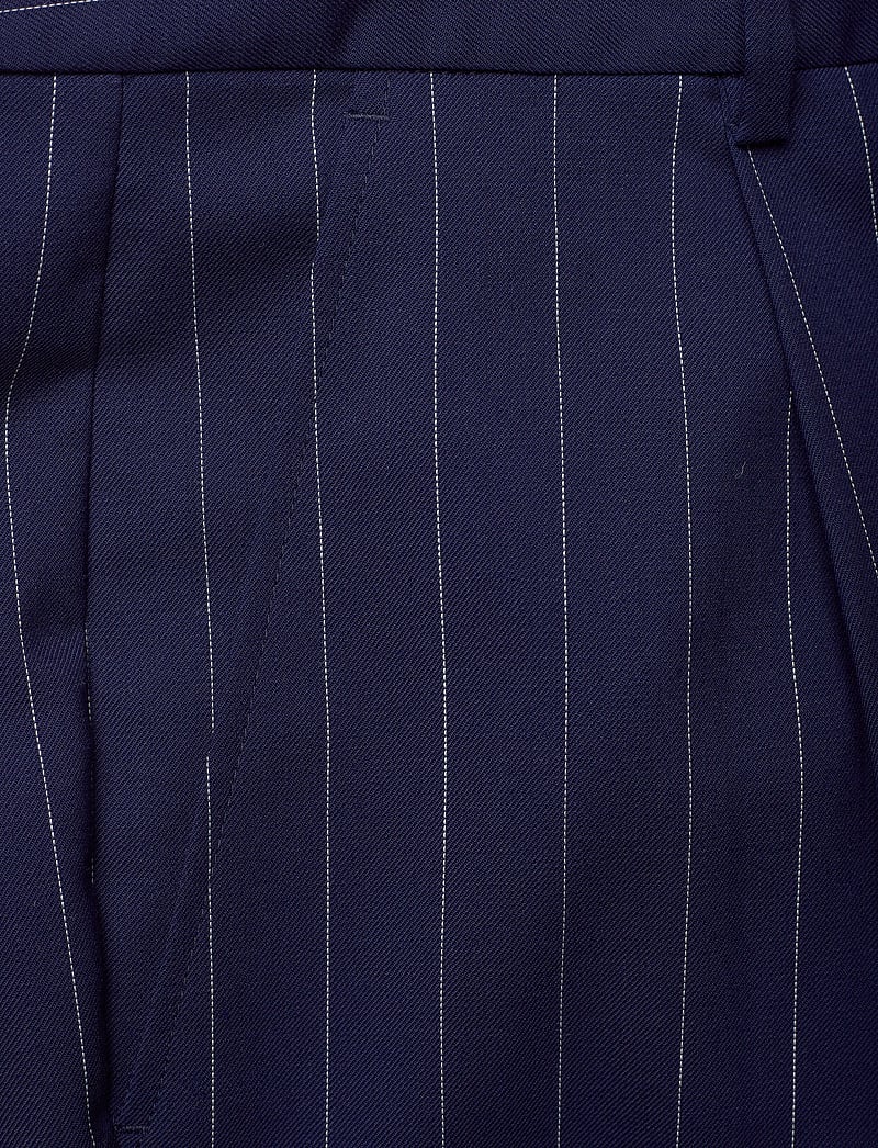 Lauren Ralph Lauren - Pinstripe Wool-Blend Twill Pant - navy/white - 2