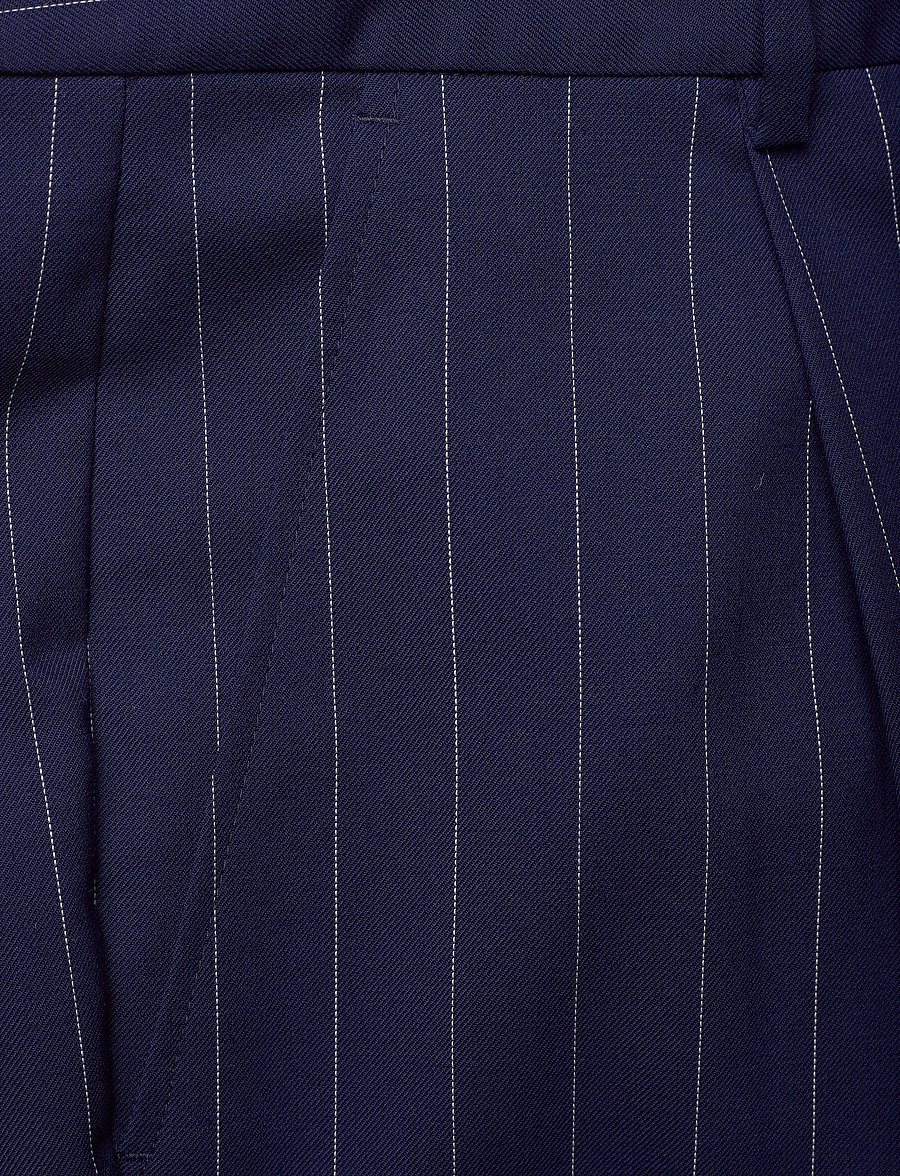 Lauren Ralph Lauren - Pinstripe Wool-Blend Twill Pant - navy/white - 2