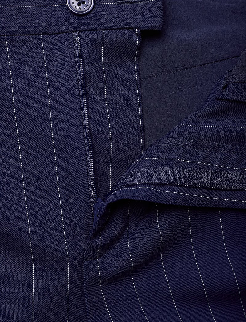 Lauren Ralph Lauren - Pinstripe Wool-Blend Twill Pant - navy/white - 3