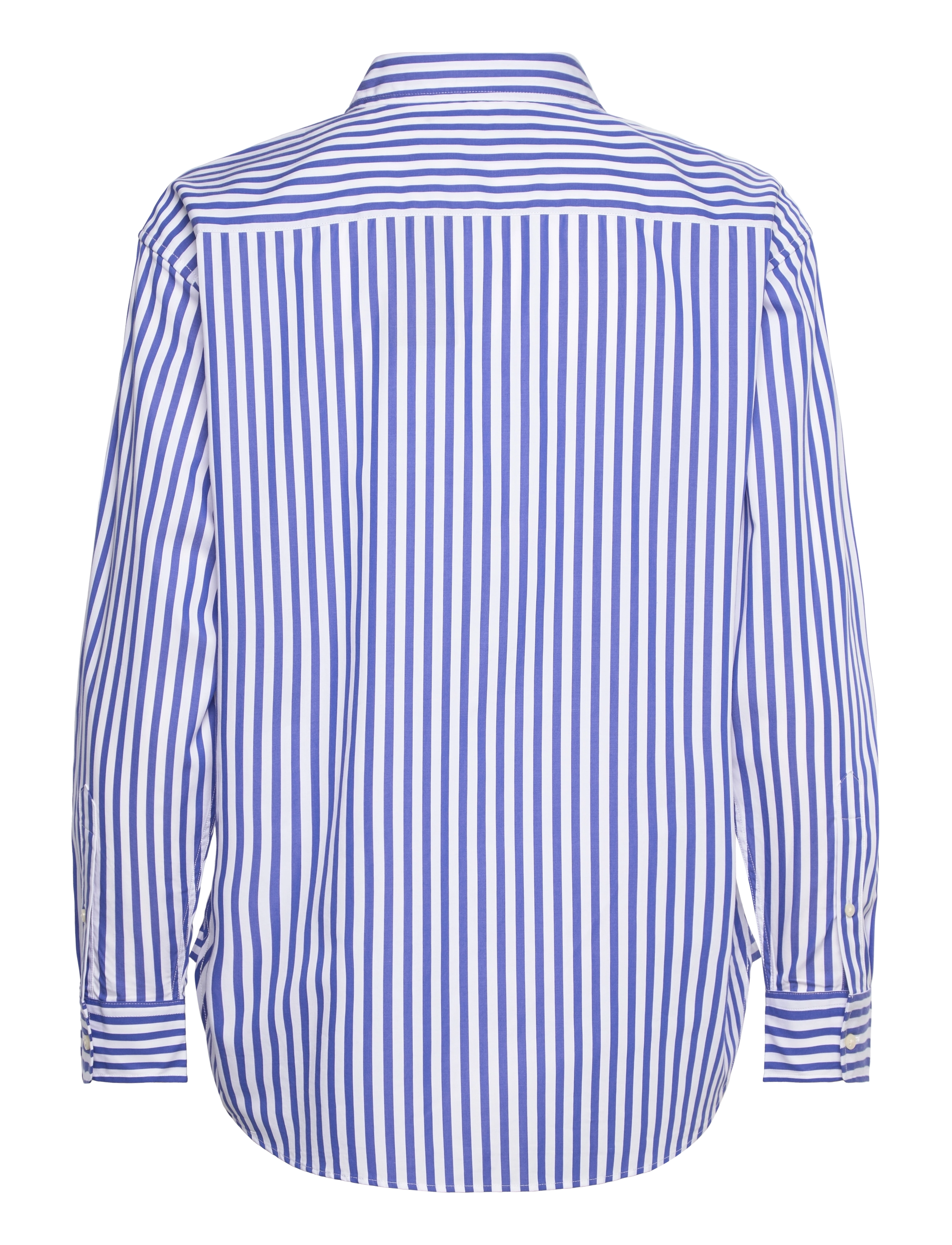 Lauren Ralph Lauren - Relaxed Fit Striped Broadcloth Shirt - blue/white - 1