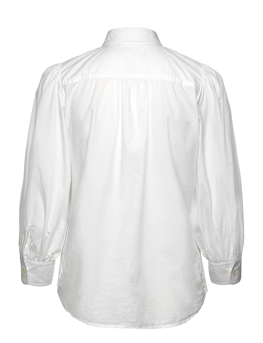 Lauren Ralph Lauren - Eyelet Cotton Broadcloth Shirt - white - 1