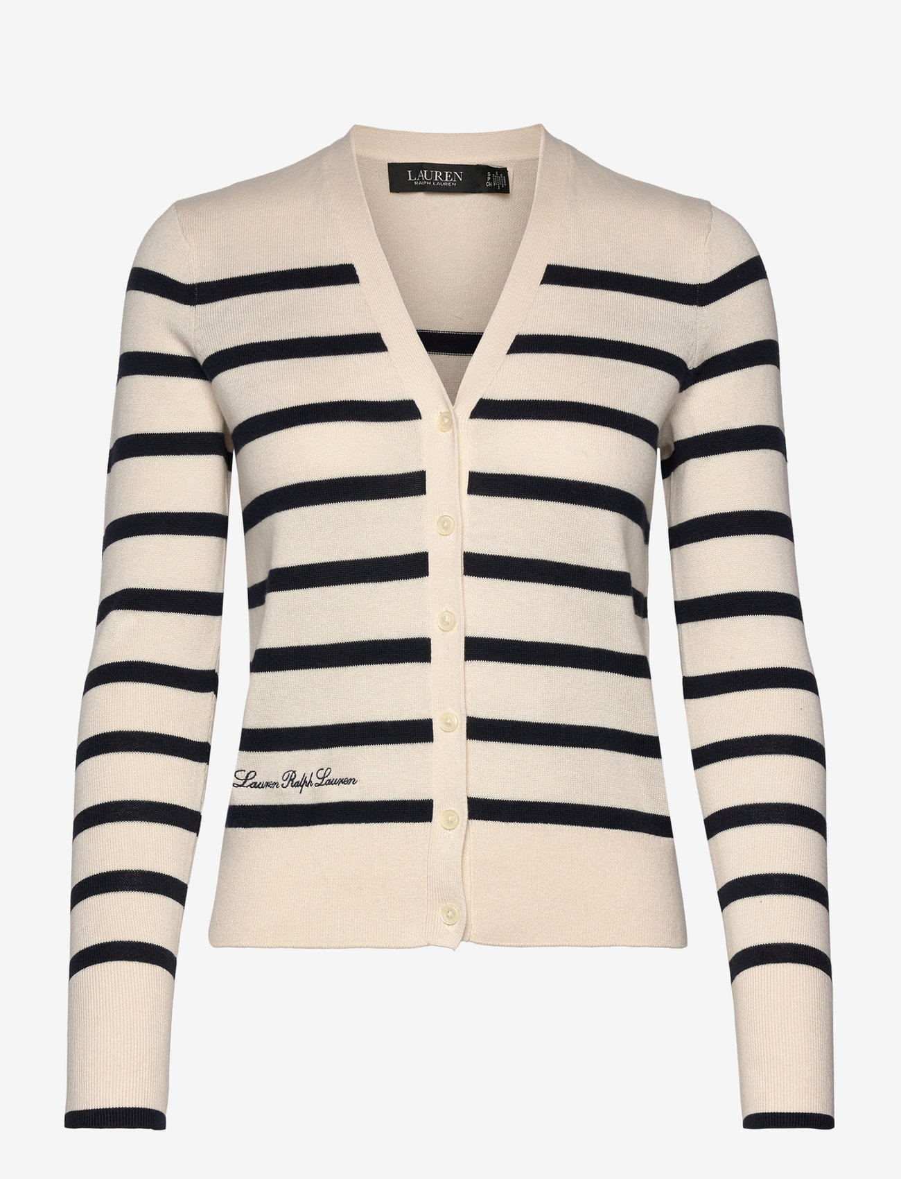 Lauren Ralph Lauren Striped Cotton-blend Cardigan (RAF200957476)  Cardigans
