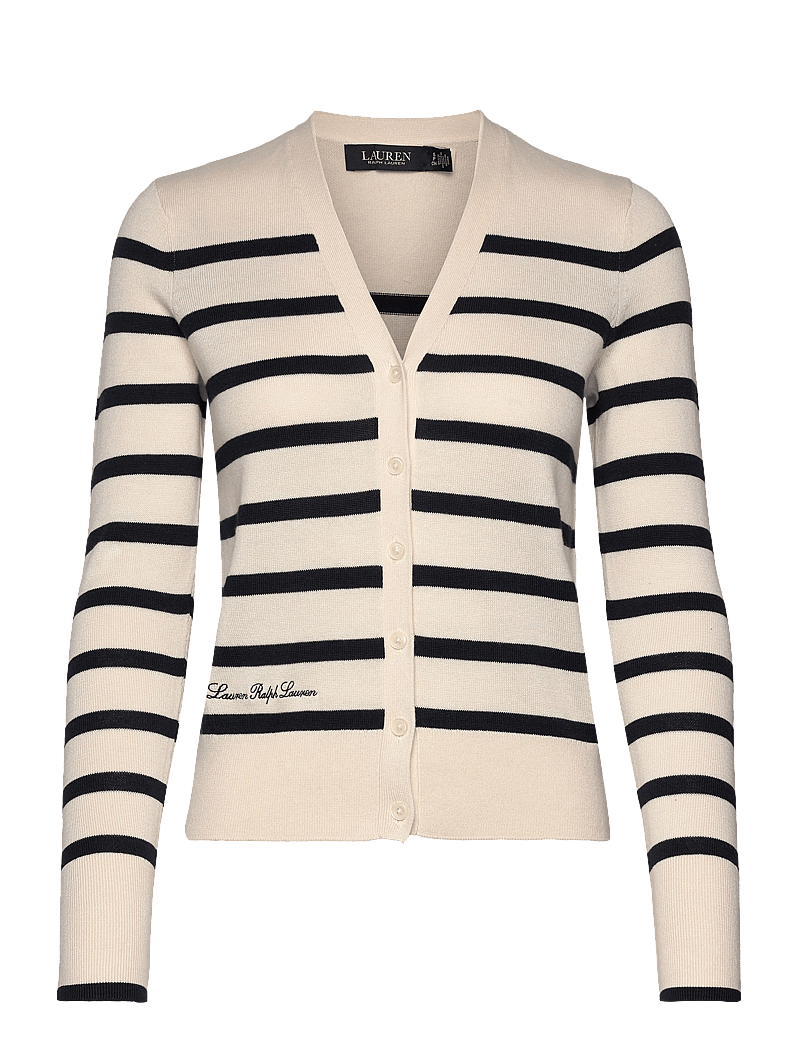Lauren Ralph Lauren Striped Cotton-blend Cardigan (RAF200957476) Cardigans