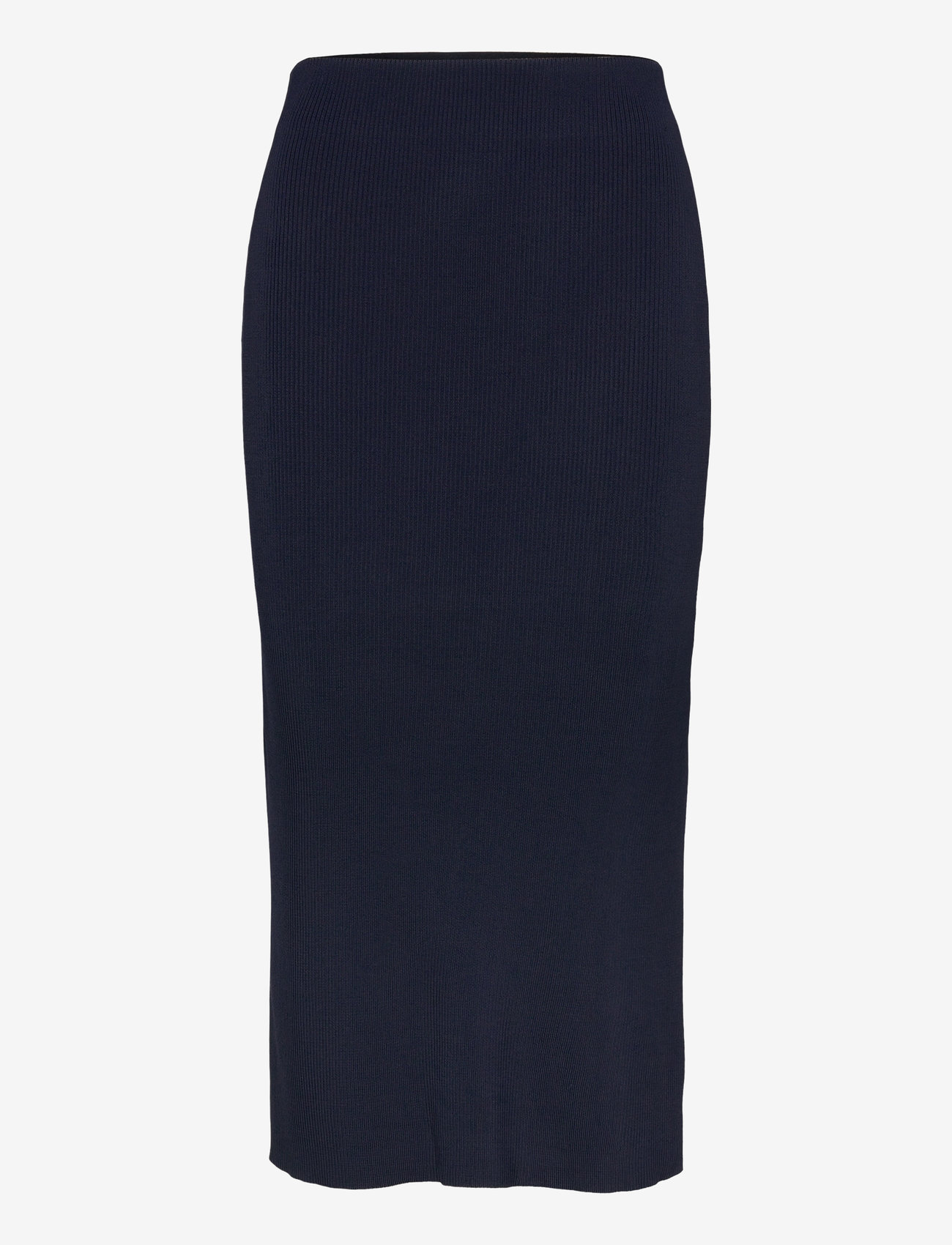 Lauren Ralph Lauren - MATTE RAYON/NYLON-SWEATER SKIRT - maxikjolar - lauren navy - 0