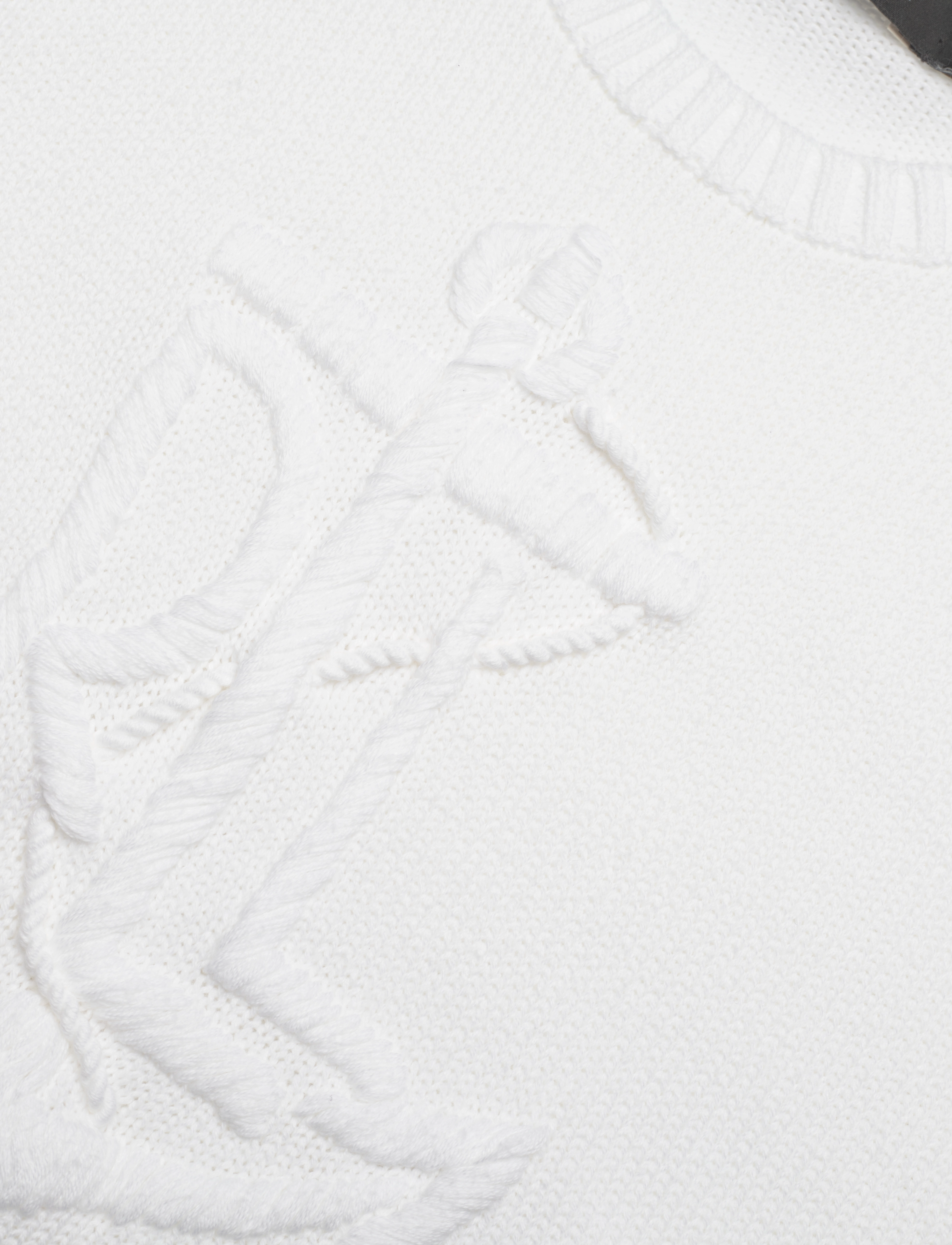 Lauren Ralph Lauren - Anchor-Logo Combed Cotton Sweater - white - 2