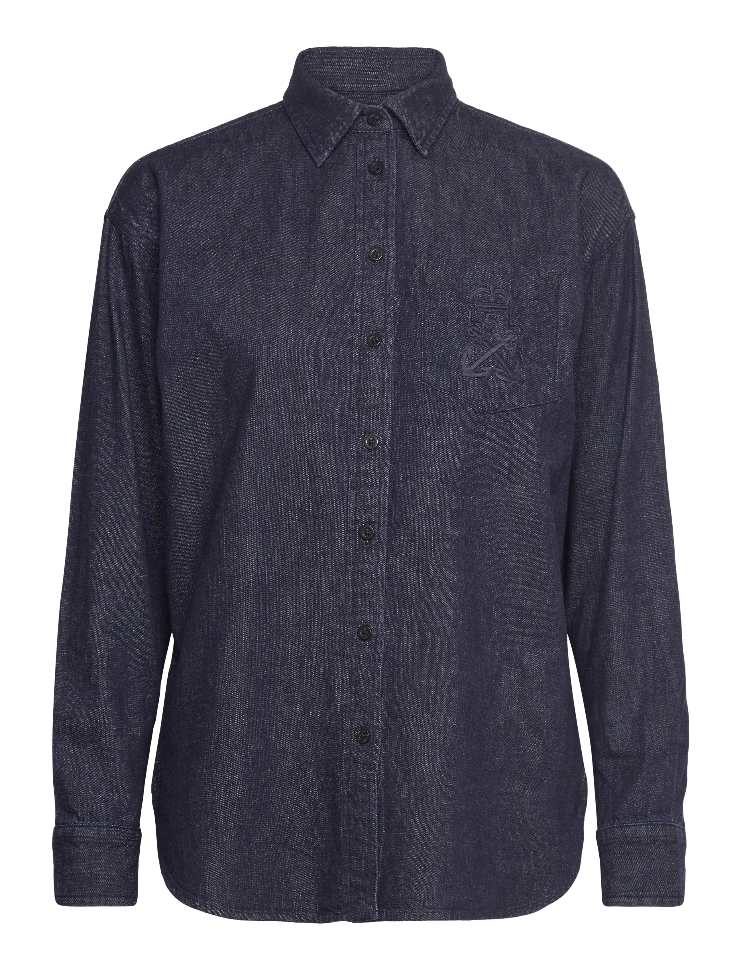 Lauren Ralph Lauren Relaxed Fit Denim Shirt - Pluusid ja särgid - RINSE WASH / navy