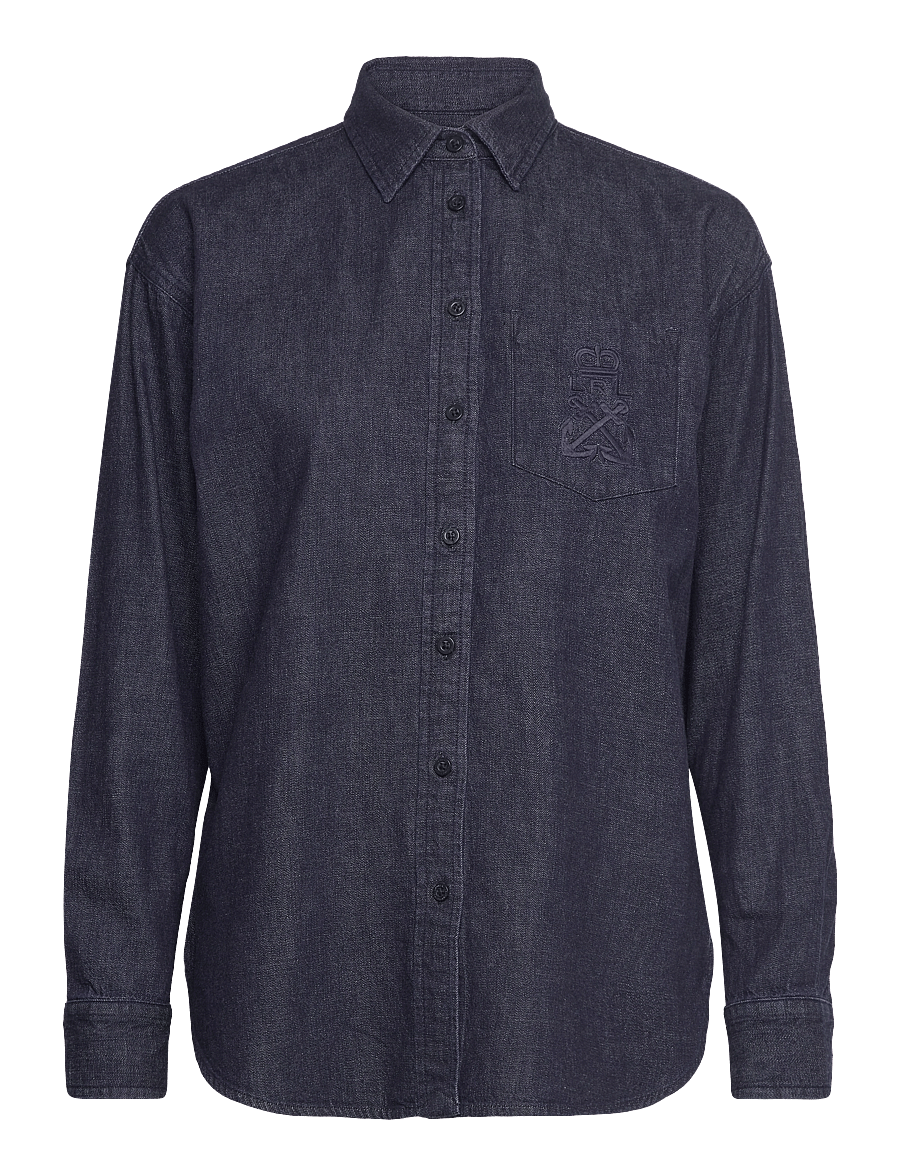 Lauren Ralph Lauren - Relaxed Fit Denim Shirt - jeanshemden - rinse wash - 0