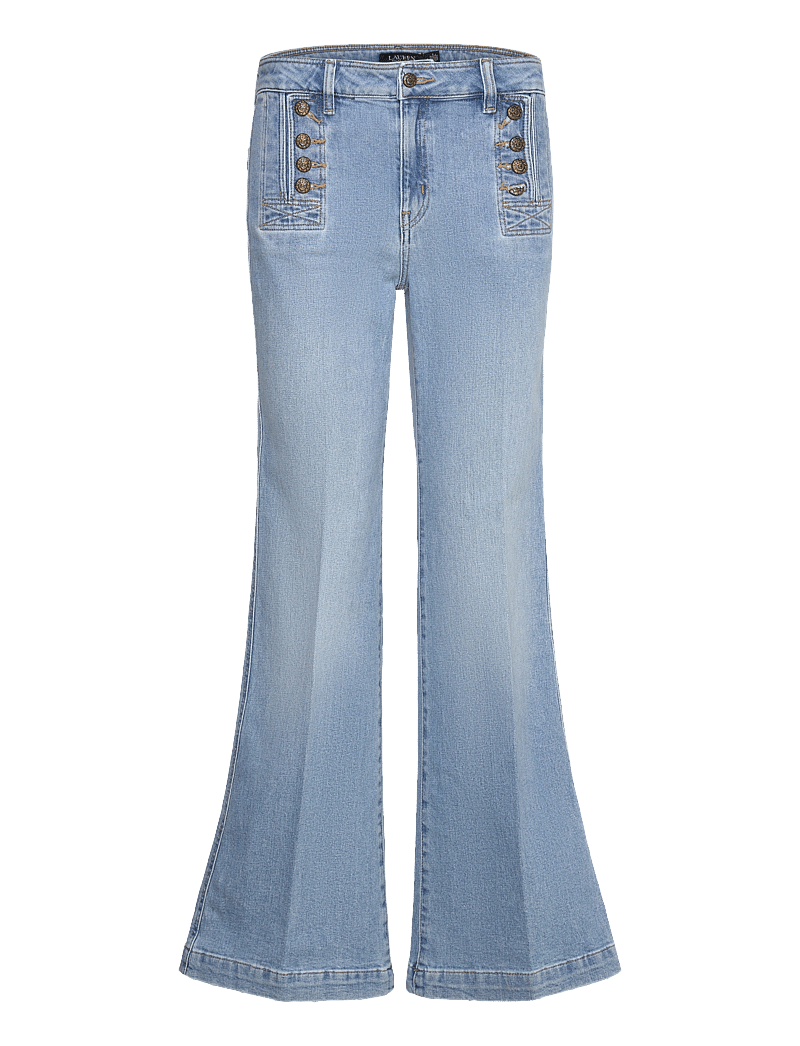 Lauren Ralph Lauren - High-Rise Flare Sailor Jean - utsvängda jeans - layla wash - 0