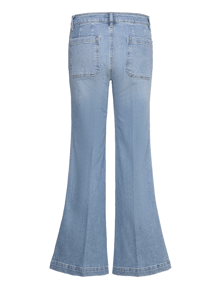Lauren Ralph Lauren - High-Rise Flare Sailor Jean - layla wash - 1