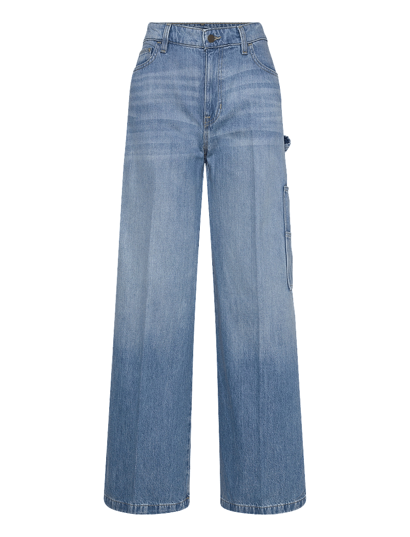 Lauren Ralph Lauren - High-Rise Wide-Leg Carpenter Jean - laia säärega teksad - melody wash - 0
