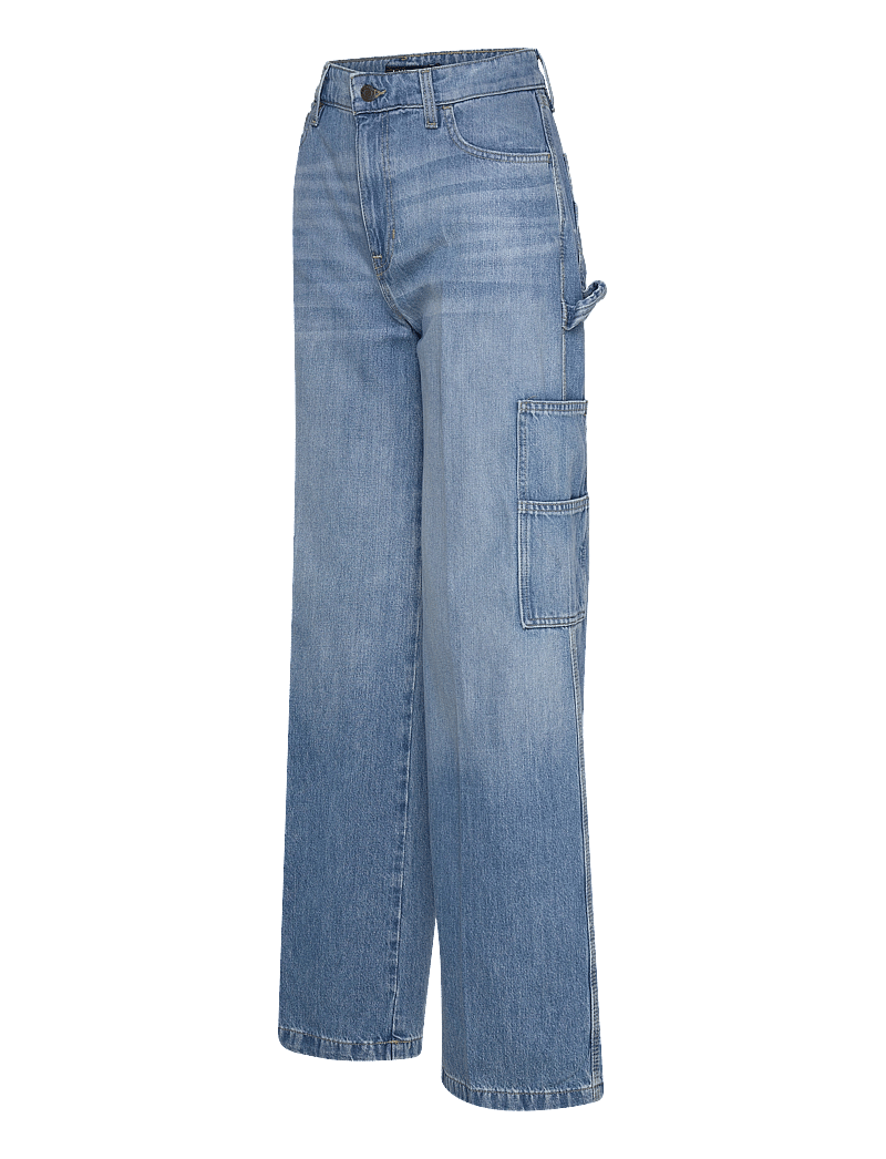 Lauren Ralph Lauren - High-Rise Wide-Leg Carpenter Jean - laia säärega teksad - melody wash - 2