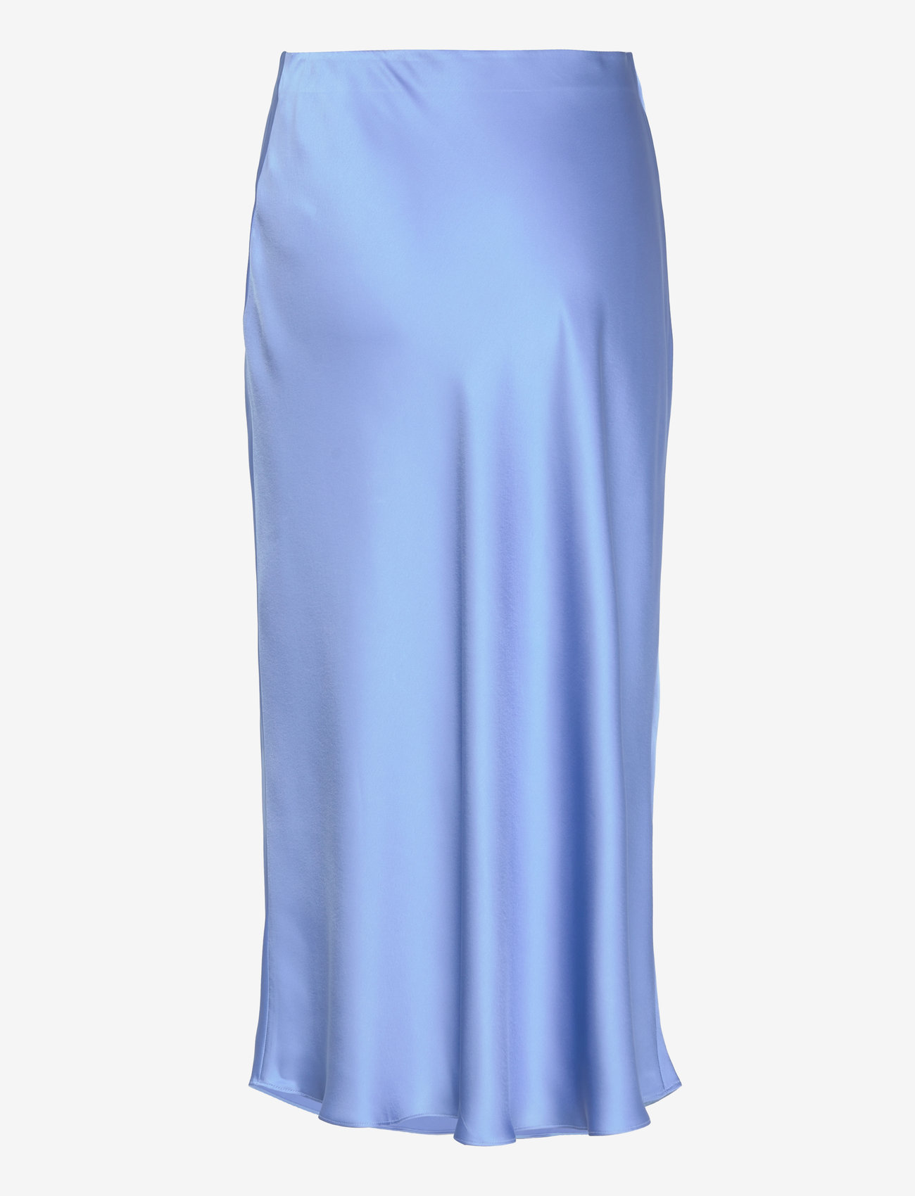 Lauren Ralph Lauren - Satin Charmeuse Midi Skirt - satinkjolar - sky blue - 1