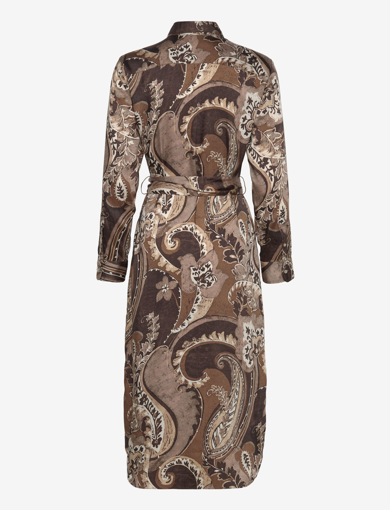 Lauren Ralph Lauren - Paisley Twill Shirtdress - skjortekjoler - brown multi - 1