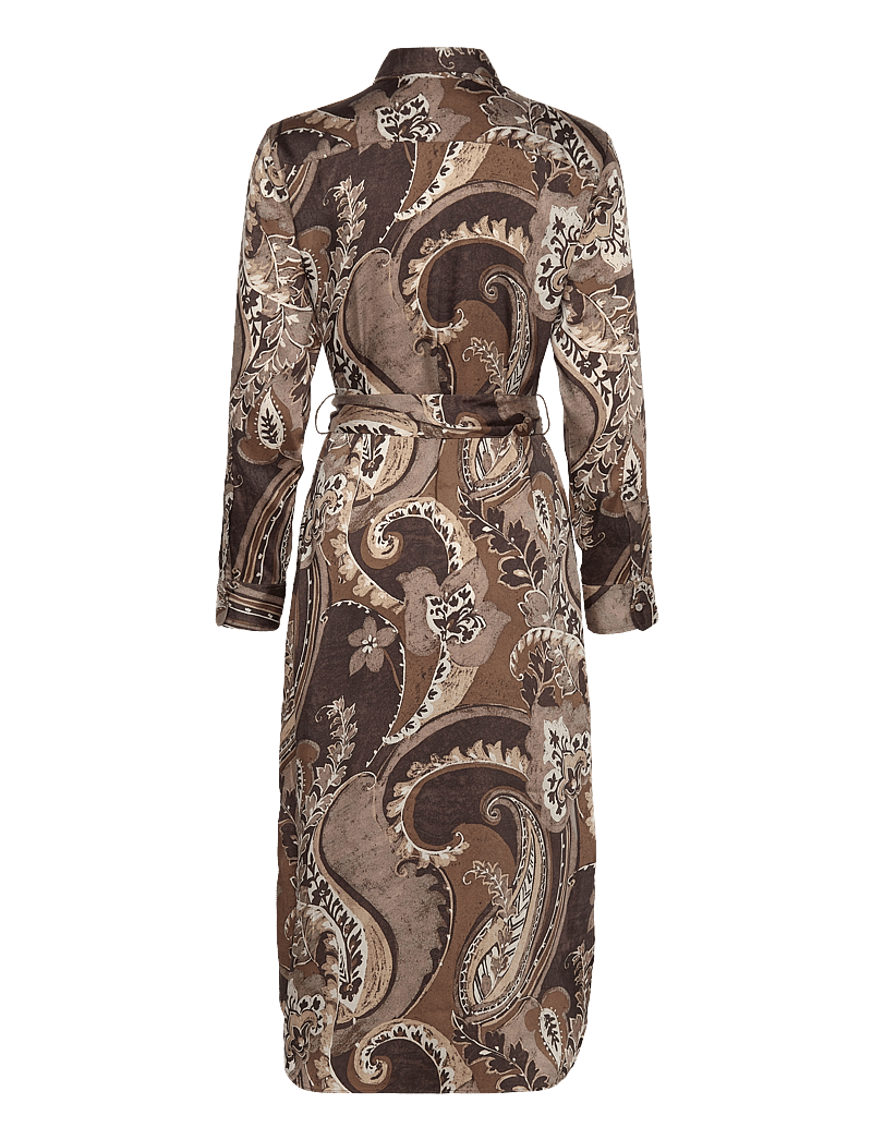 Lauren Ralph Lauren - Paisley Twill Shirtdress - hemdkleider - brown multi - 1