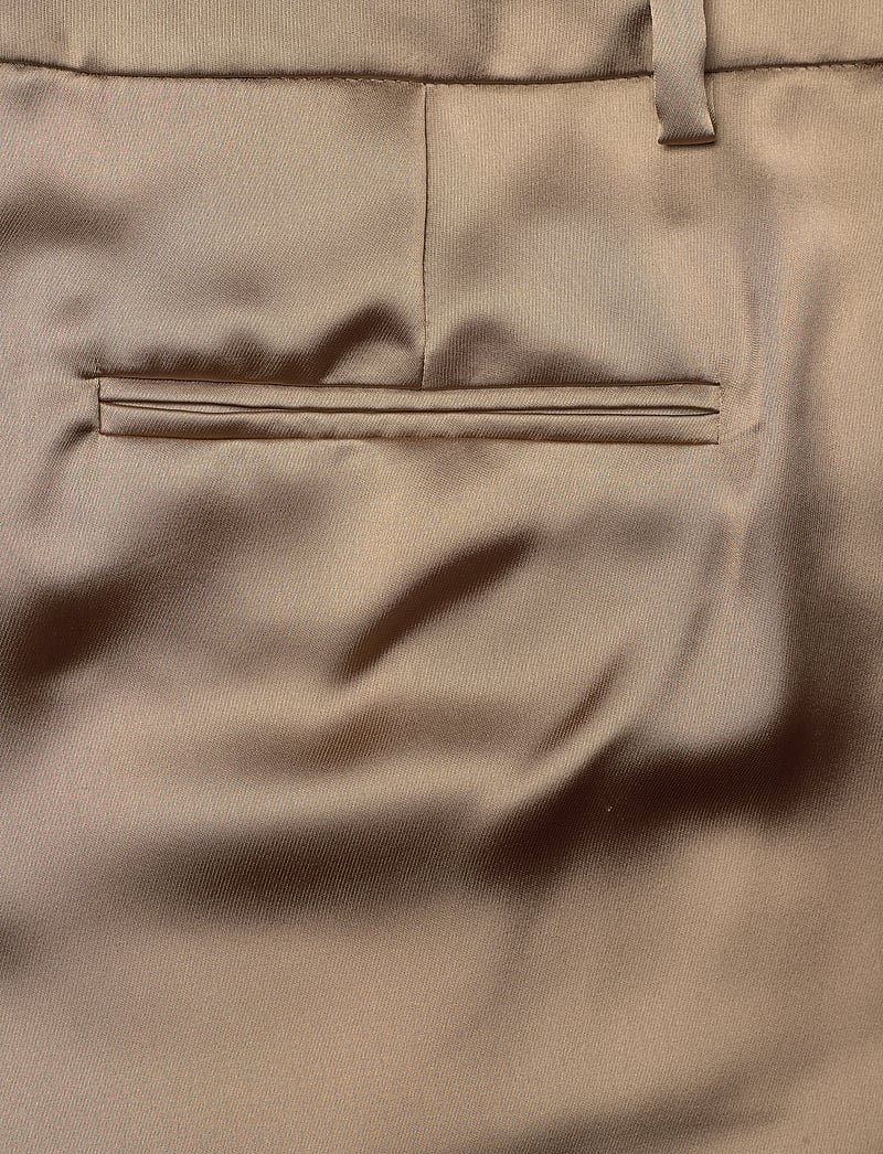 Lauren Ralph Lauren - Satin Charmeuse Wide-Leg Pant - laia säärega püksid - madison tan - 4