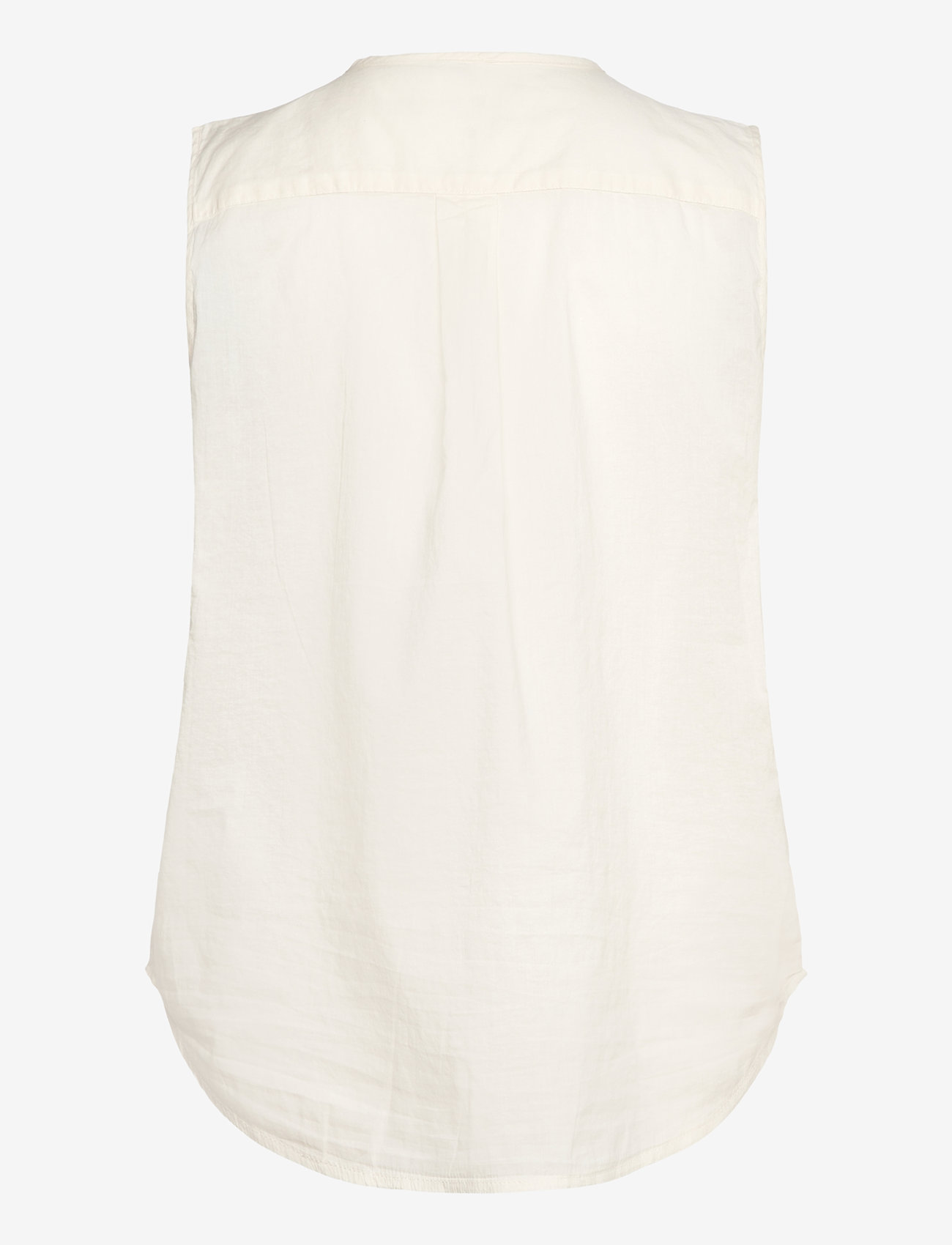 Lauren Ralph Lauren - Embroidered Voile Sleeveless Blouse - Ärmlösa blusar - mascarpone cream - 1