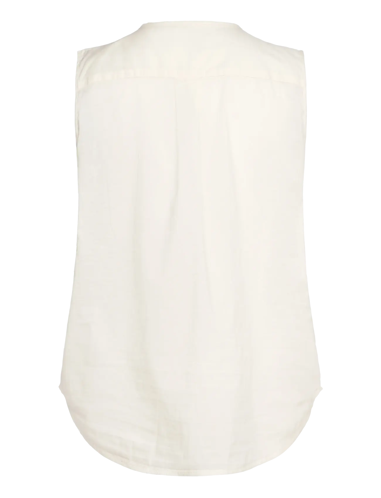 Lauren Ralph Lauren - Embroidered Voile Sleeveless Blouse - Ärmellose blusen - mascarpone cream - 1