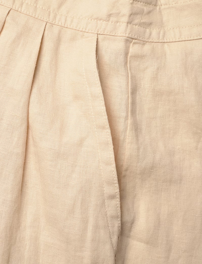 Lauren Ralph Lauren - Embroidered Linen Short-Sleeve Jumpsuit - pükskostüümid - ivory beige - 3