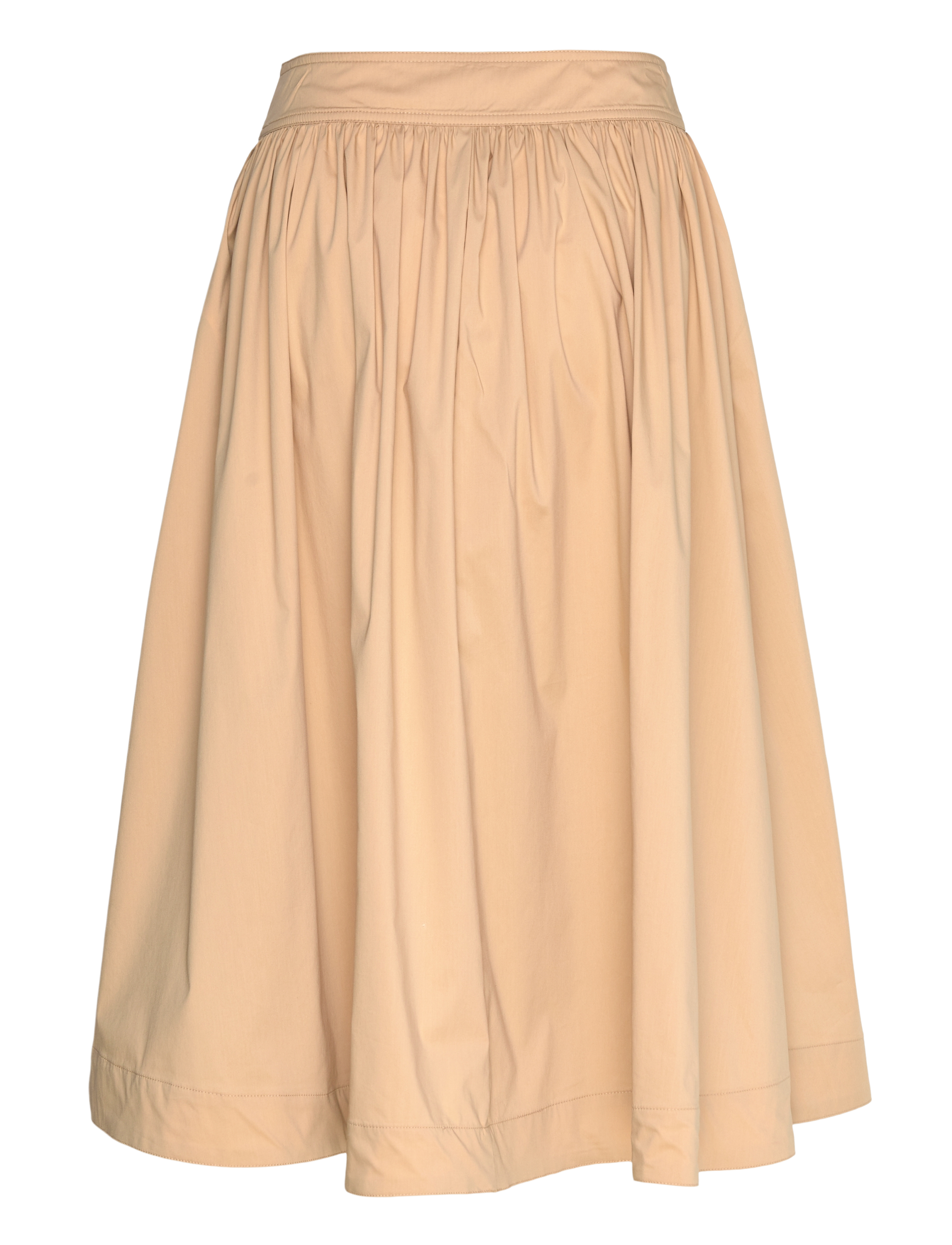 Lauren Ralph Lauren - Button-Front Cotton-Blend Skirt - sand dune - 1