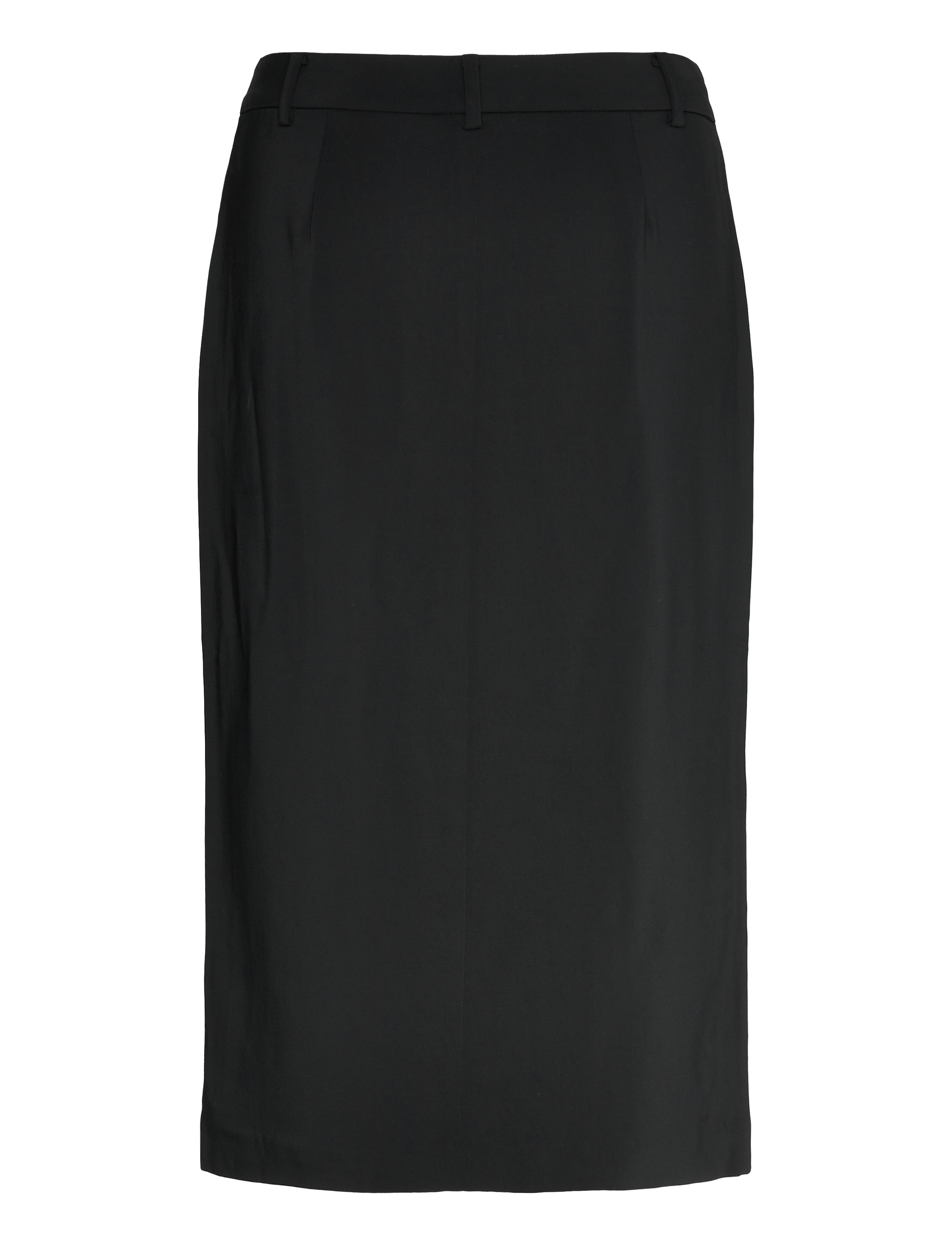 Lauren Ralph Lauren - Stretch Cady Pencil Skirt - bleistiftröcke - black - 1