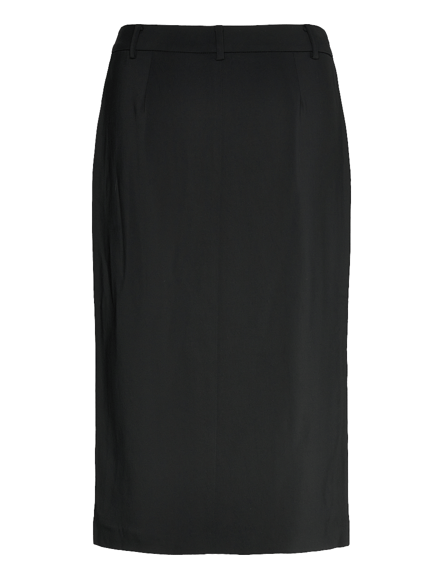 Lauren Ralph Lauren - Stretch Cady Pencil Skirt - bleistiftröcke - black - 1
