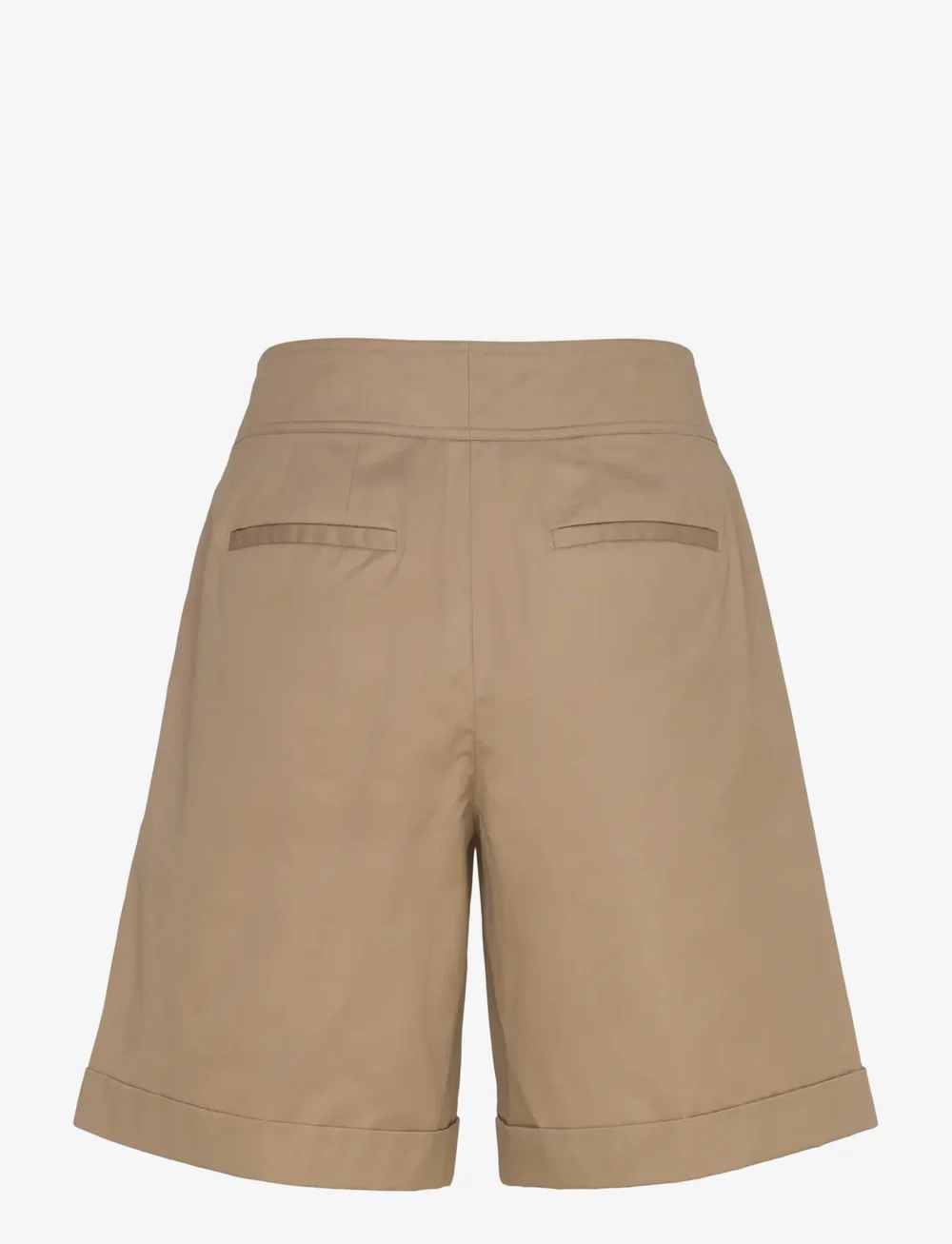 Lauren Ralph Lauren - Buckle-Trim Pleated Cotton Twill Short - chino lühikesed püksid - madison tan - 1