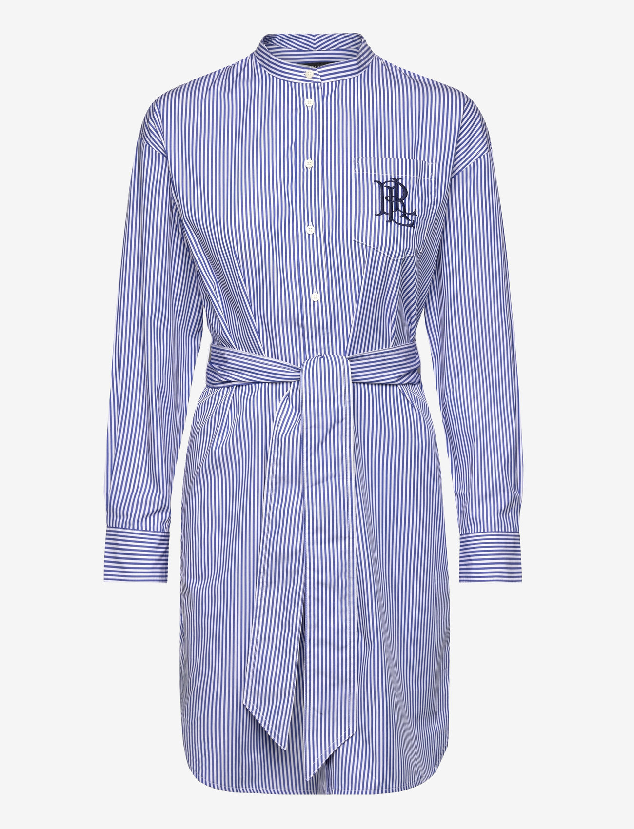 Lauren Ralph Lauren Striped Belted Broadcloth Shirtdress (RAF200963845) -  Midi dresses - Boozt.com