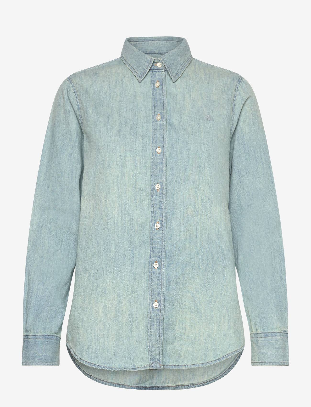 Lauren Ralph Lauren - Classic Fit Denim Shirt - jeansskjortor - stella wash - 0