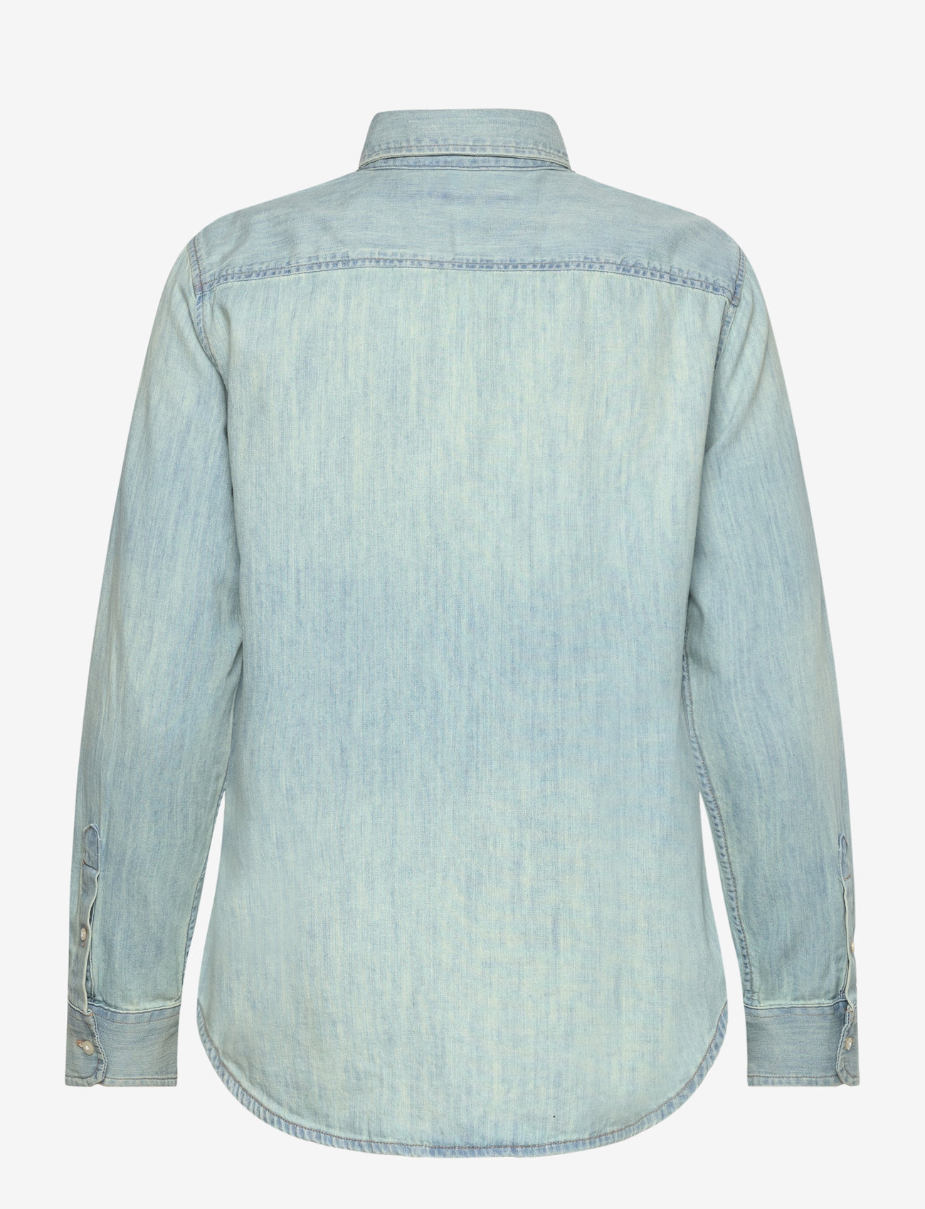 Lauren Ralph Lauren - Classic Fit Denim Shirt - jeansskjortor - stella wash - 1