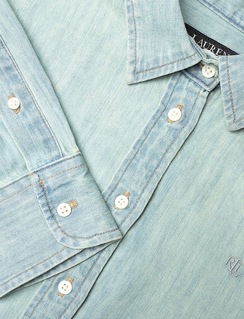 Lauren Ralph Lauren - Classic Fit Denim Shirt - jeansskjortor - stella wash - 2