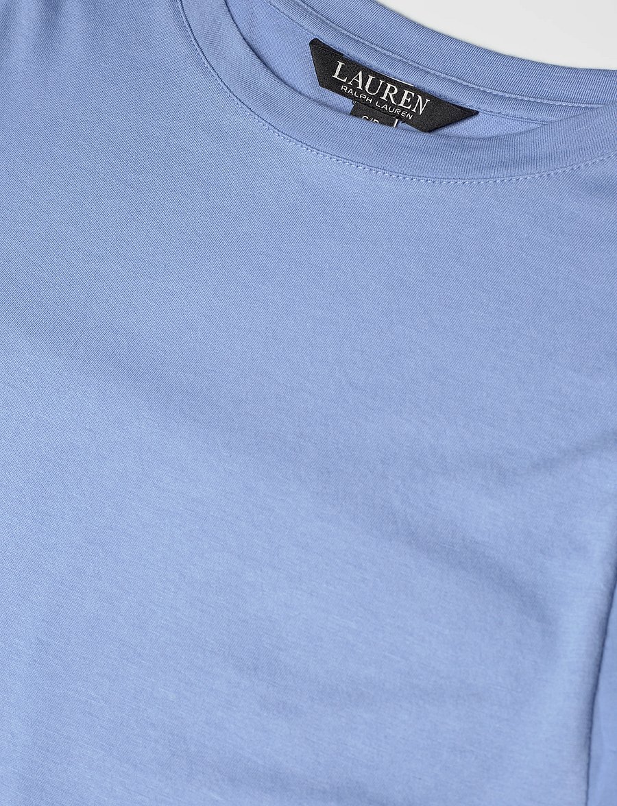 Lauren Ralph Lauren - Jersey Flutter-Sleeve Tee - t-särgid - sky blue - 2