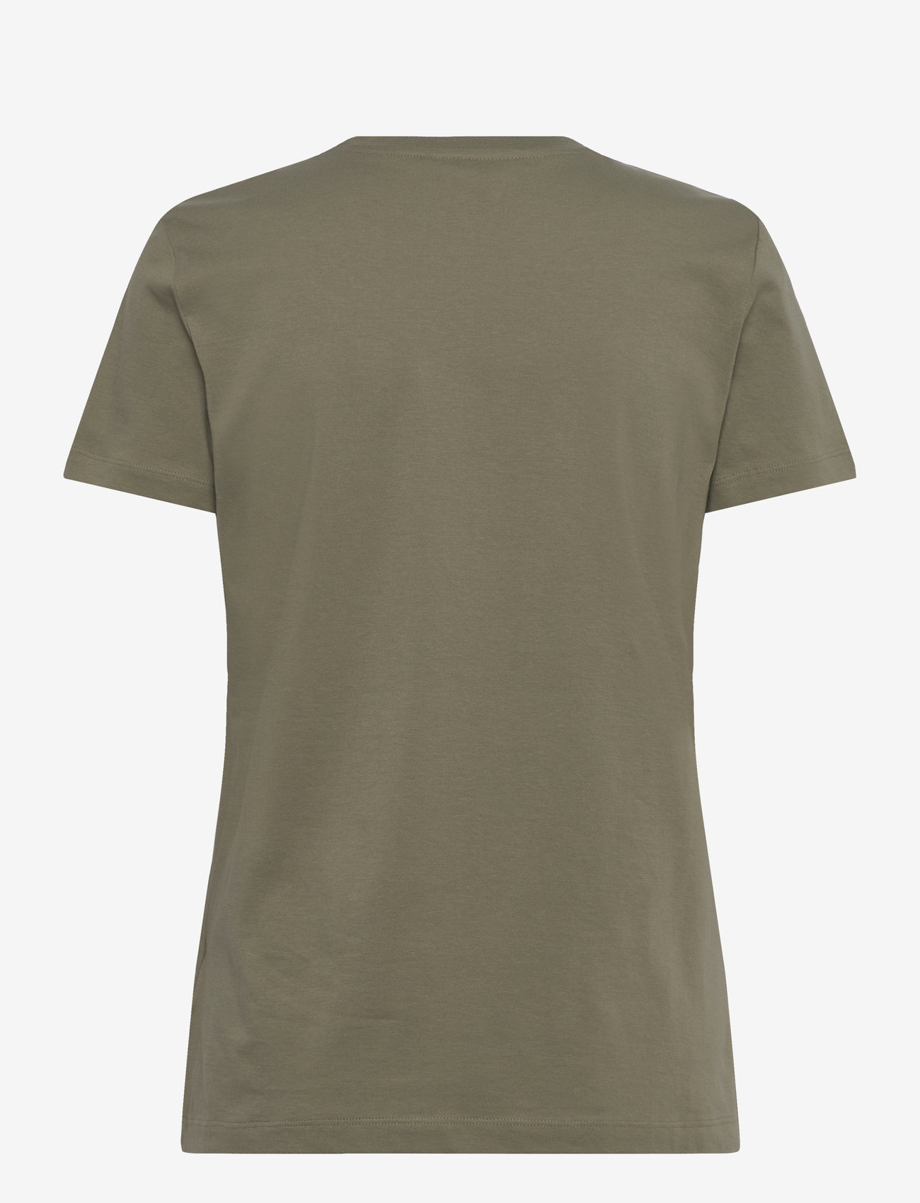 Lauren Ralph Lauren - Beaded-Logo Cotton Jersey Tee - t-shirts - sage green - 1