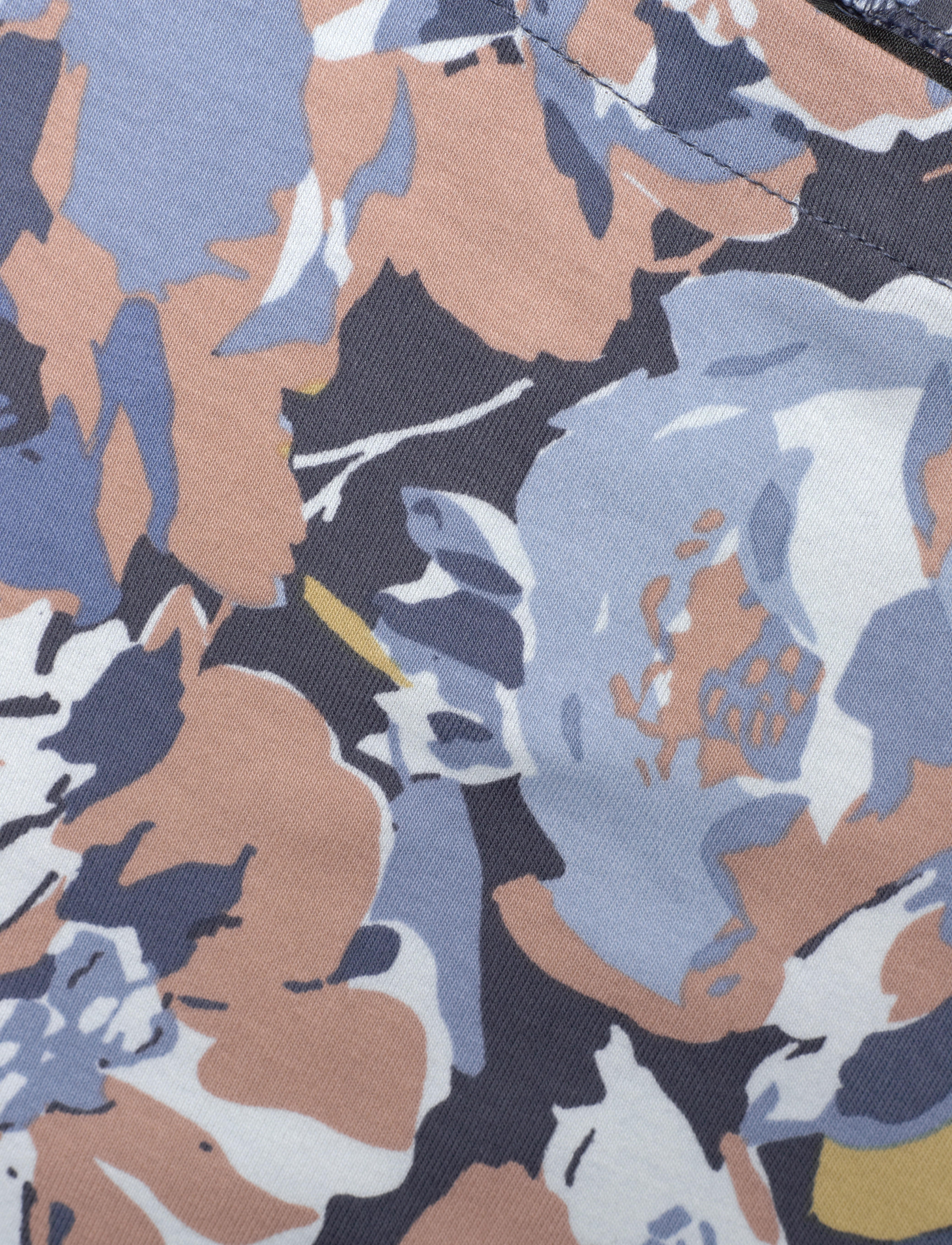 Lauren Ralph Lauren - Floral Stretch Cotton Boatneck Tee - t-shirty - blue multi - 2