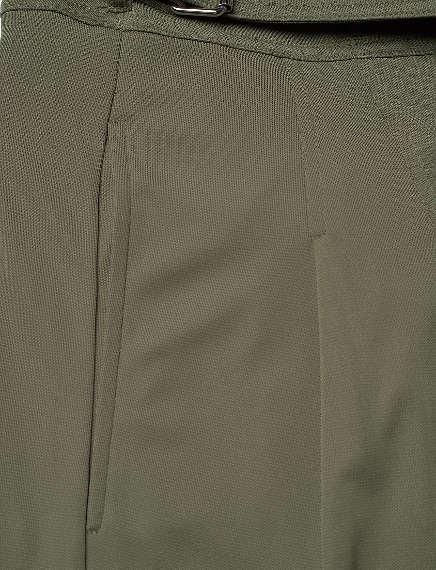 Lauren Ralph Lauren - Jersey Wide-Leg Sleeveless Jumpsuit - olive grove - 3