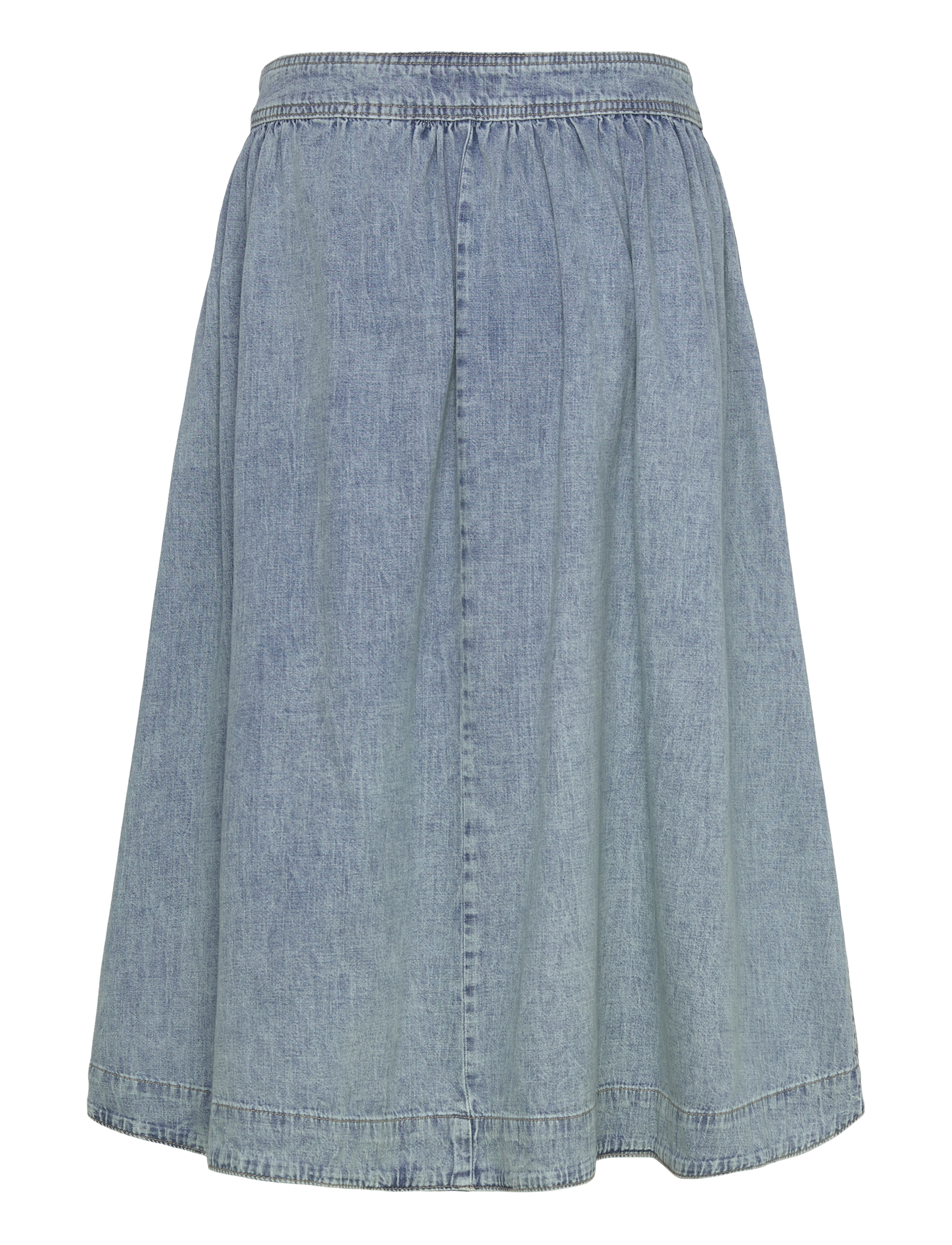 Lauren Ralph Lauren - Button-Front Denim Skirt - spódnice dżinsowe - alicia wash - 1