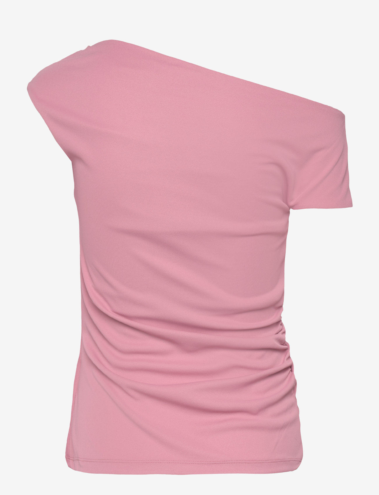 Lauren Ralph Lauren - Jersey Asymmetrical Off-the-Shoulder Top - t-krekli - rose mauve - 1