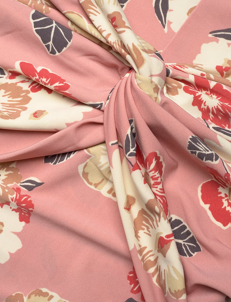 Lauren Ralph Lauren - Floral Twist-Front Off-the-Shoulder Top - varrukateta pluusid - pink multi - 2