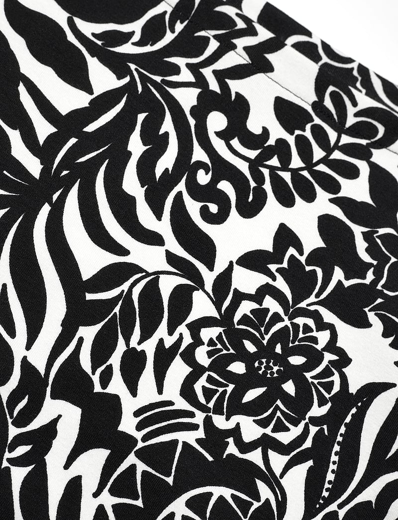 Lauren Ralph Lauren - Floral Stretch Cotton Boatneck Tee - t-särgid - cream/black - 2