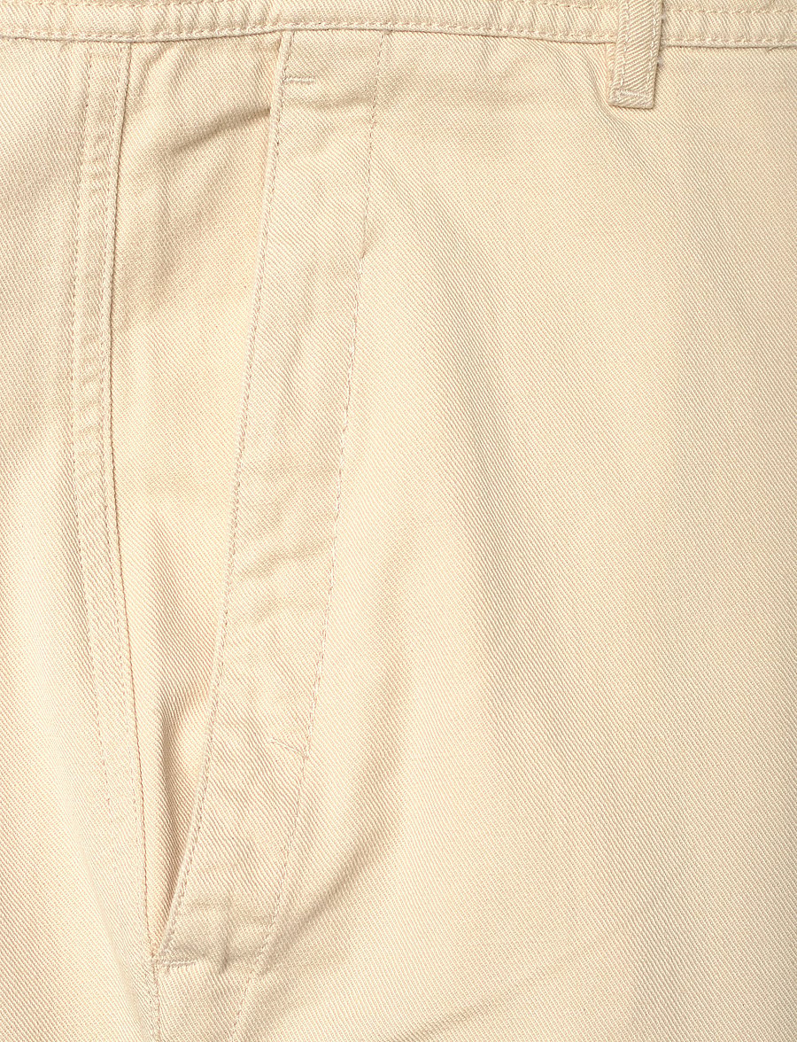 Lauren Ralph Lauren - Cotton Twill Wide-Leg Pant - chinos - ivory beige - 2
