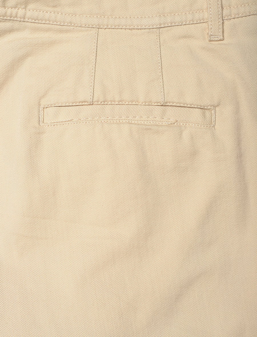 Lauren Ralph Lauren - Cotton Twill Wide-Leg Pant - chinos - ivory beige - 4