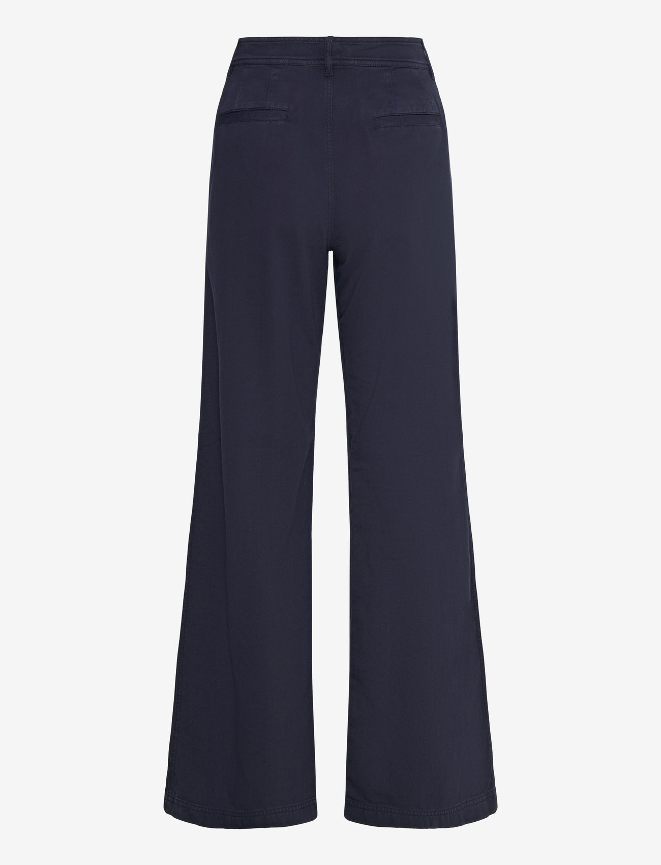 Lauren Ralph Lauren - Cotton Twill Wide-Leg Pant - chinos - lauren navy - 1