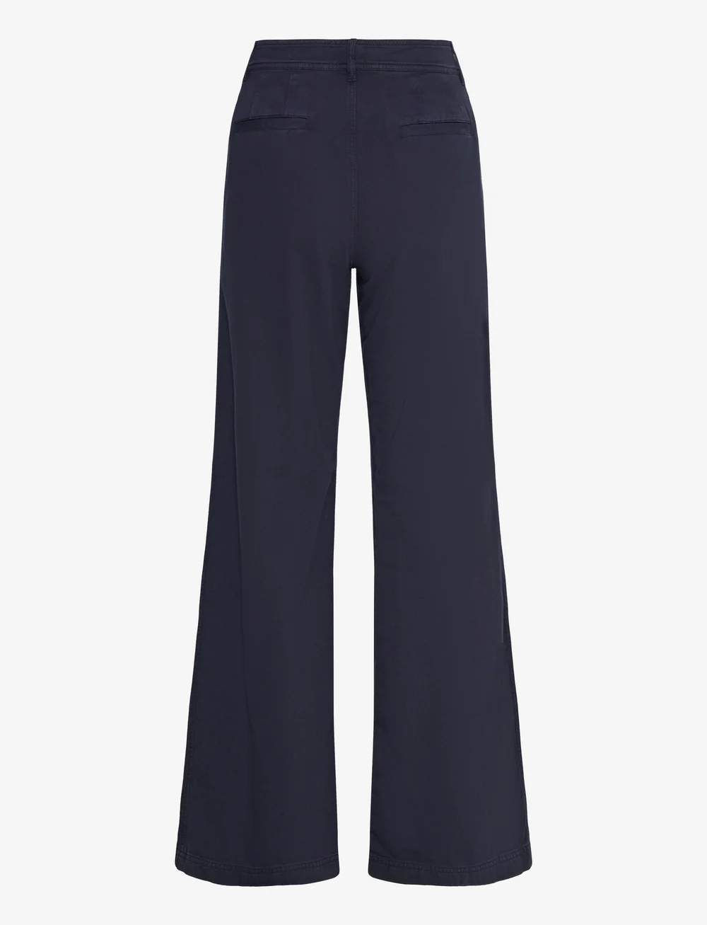 Lauren Ralph Lauren - Cotton Twill Wide-Leg Pant - chinos - lauren navy - 1